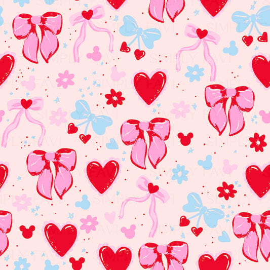 Coquette Heart Bows