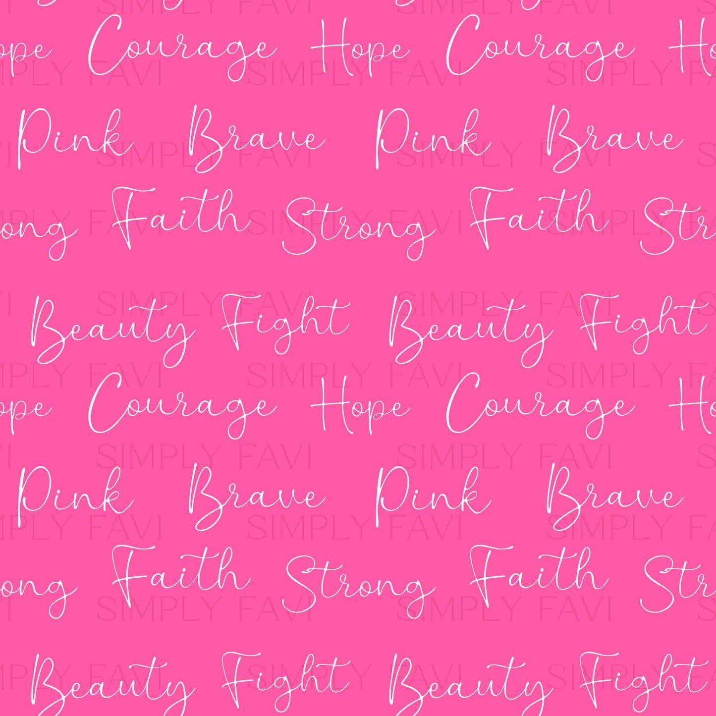 Breast Affirmation Words (set of 5)