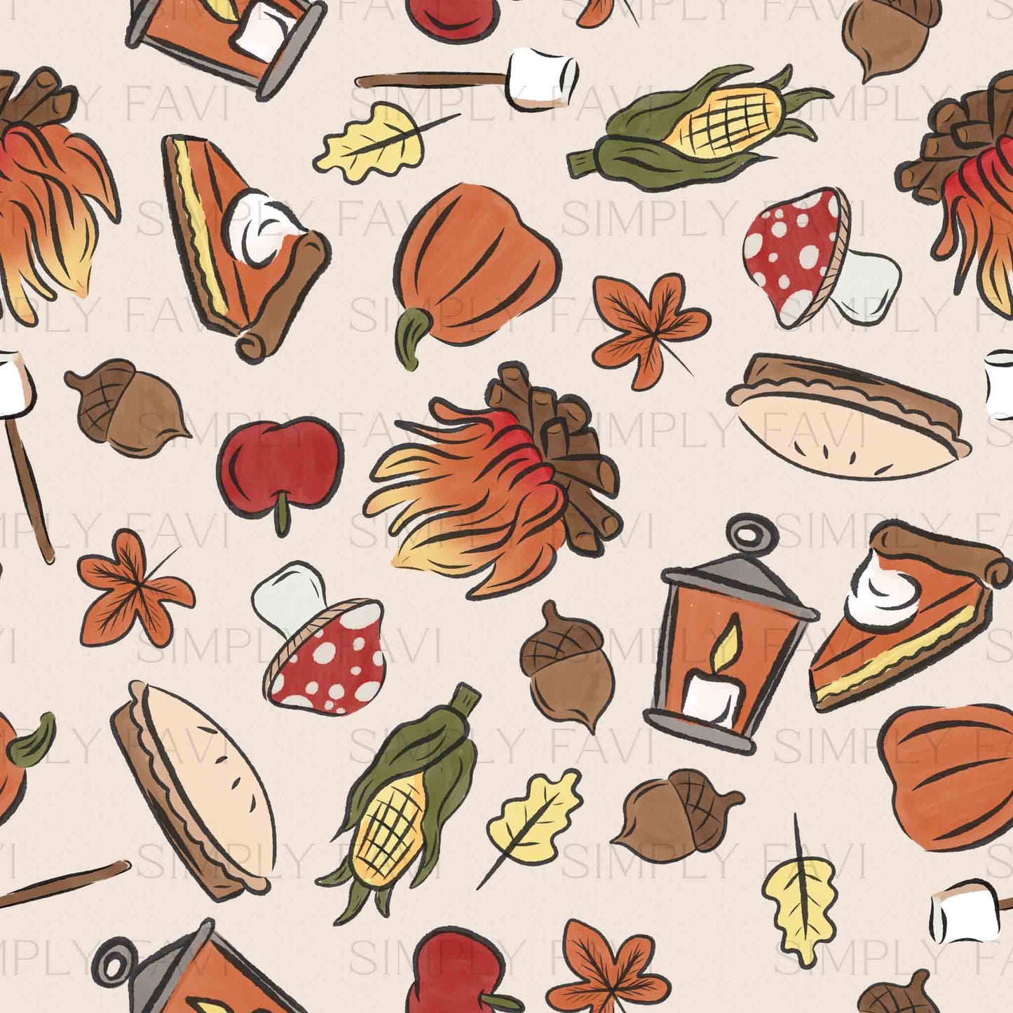 Camp Fire Vibes - Nude