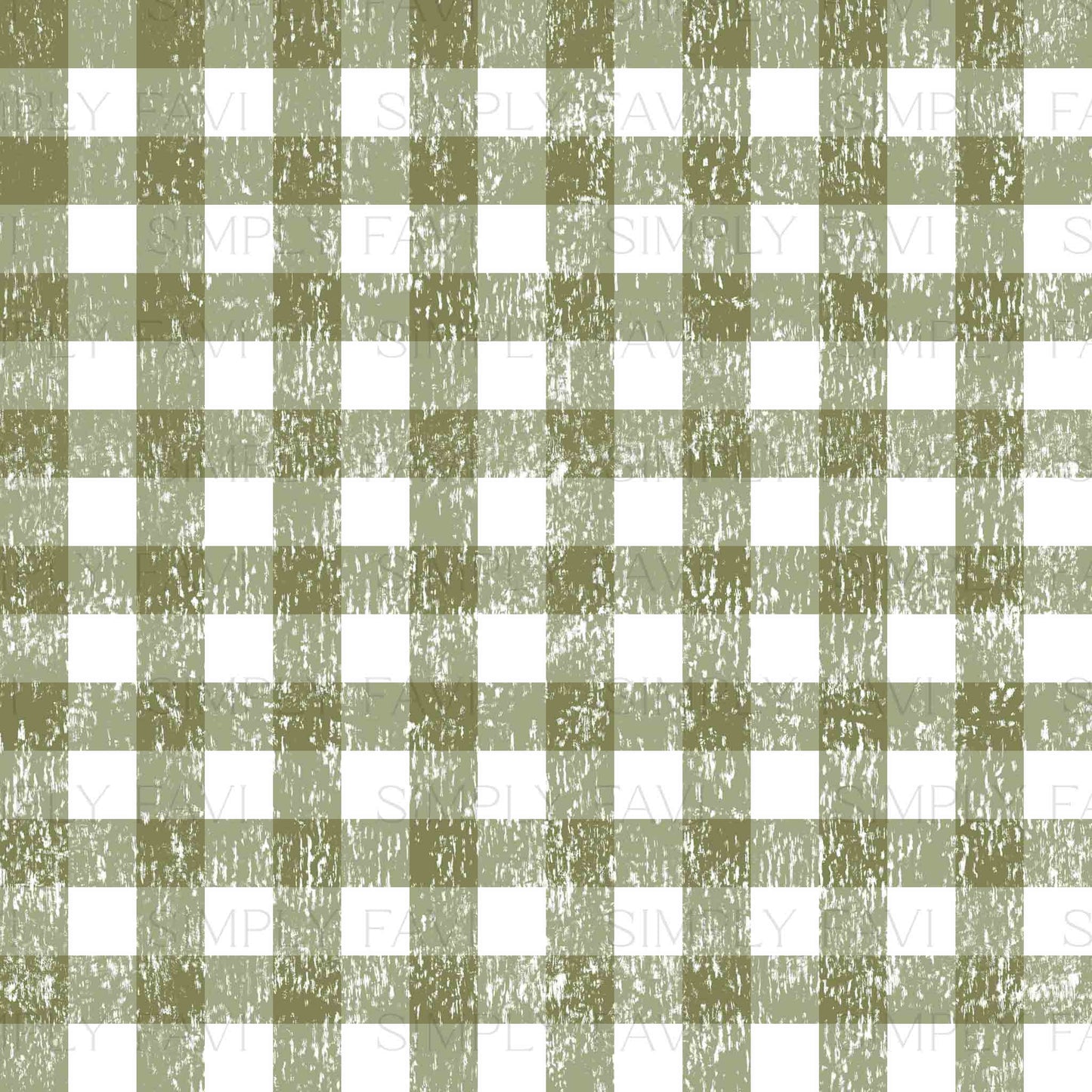 Camp Fire Vibes - Green Plaid