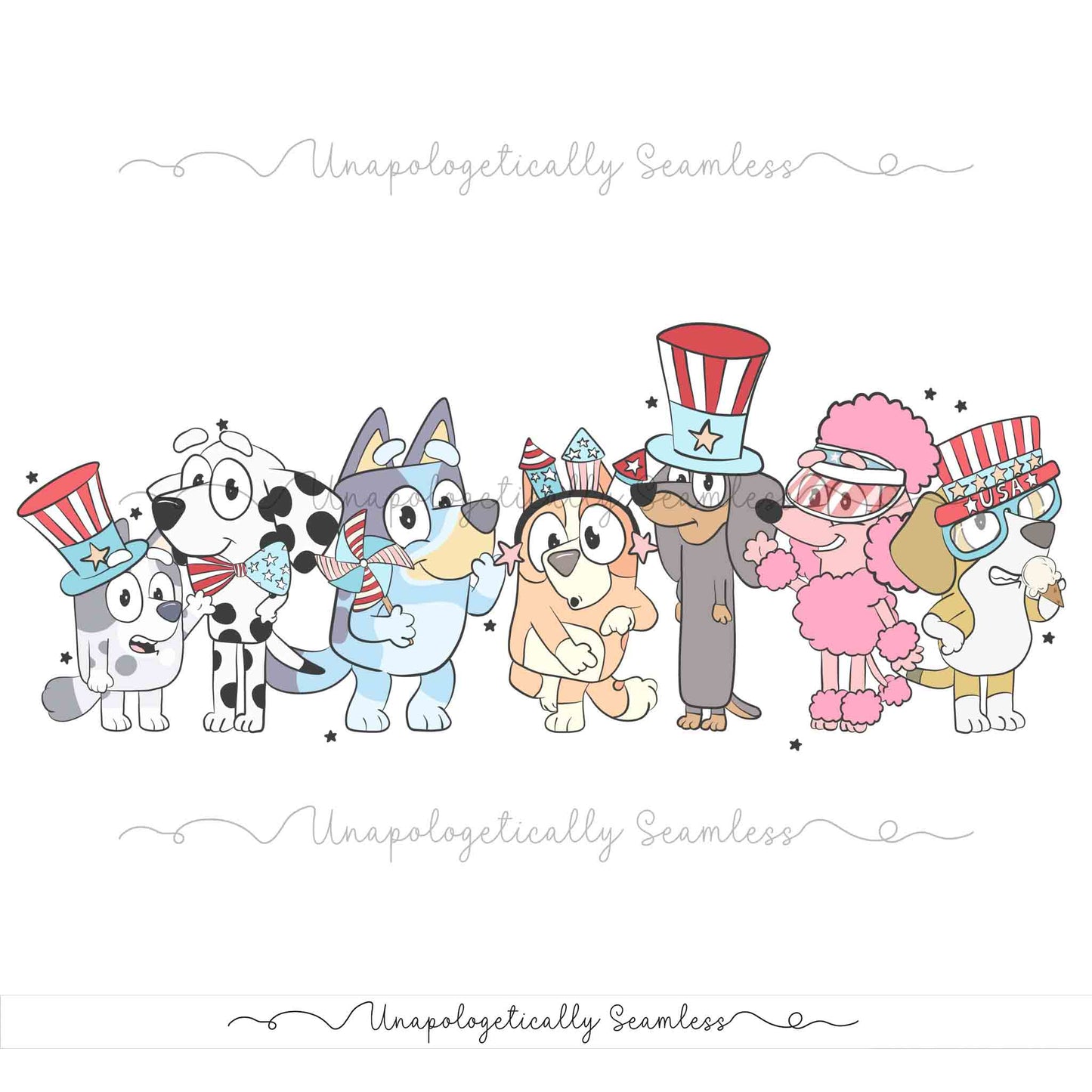 Celebrate American Dogs PNG