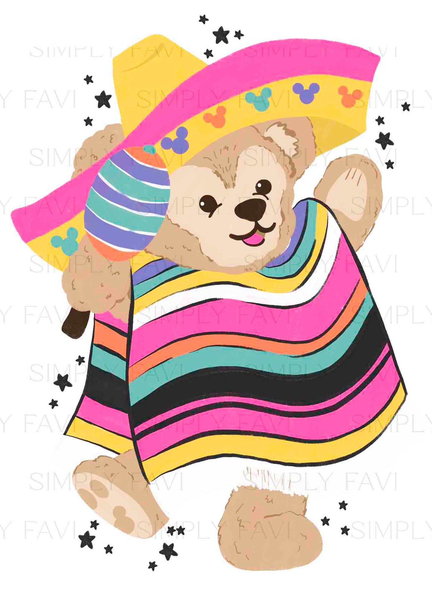 Cinco de Mayo Teddy PNG