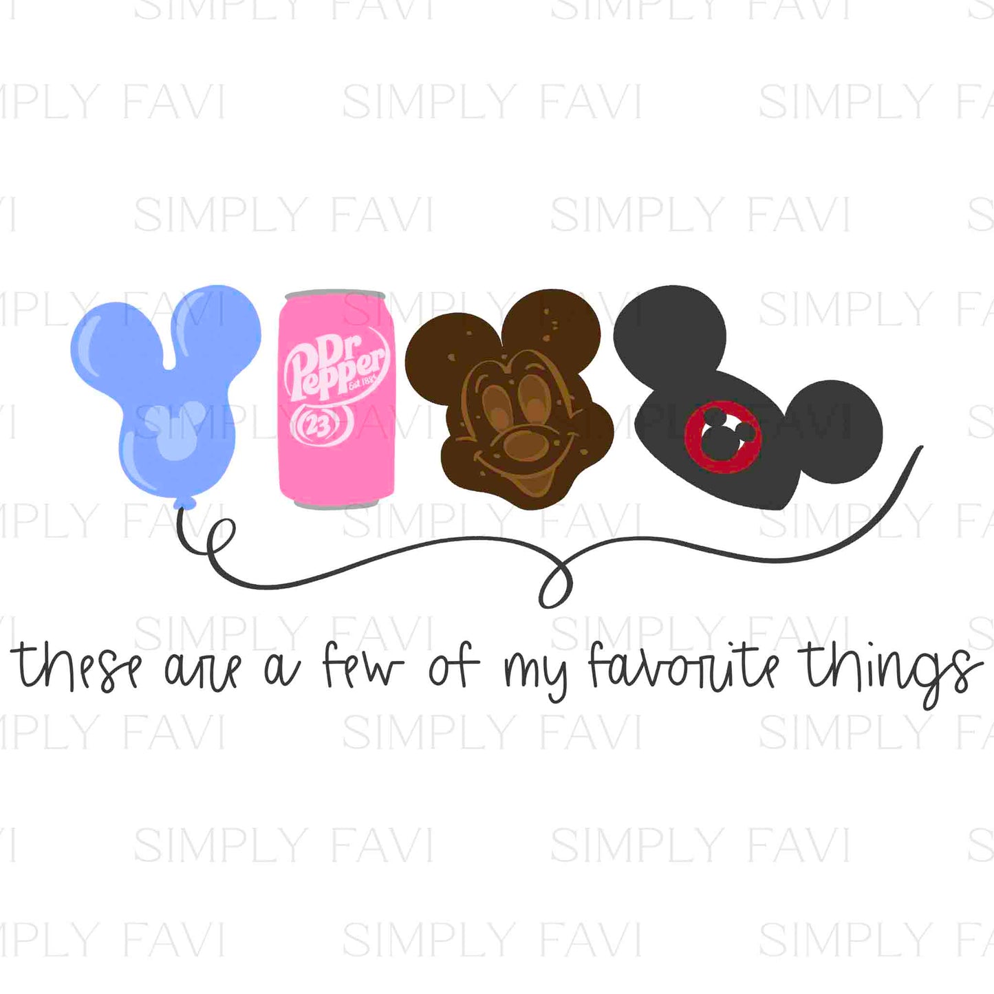 Favorite Things PNG (set)