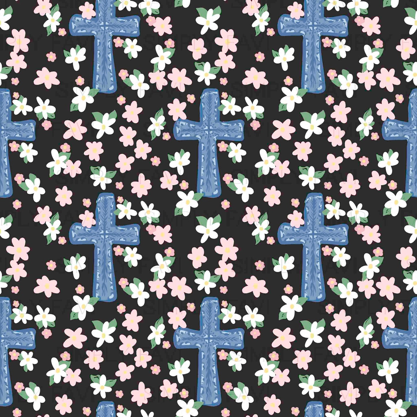 Floral Cross