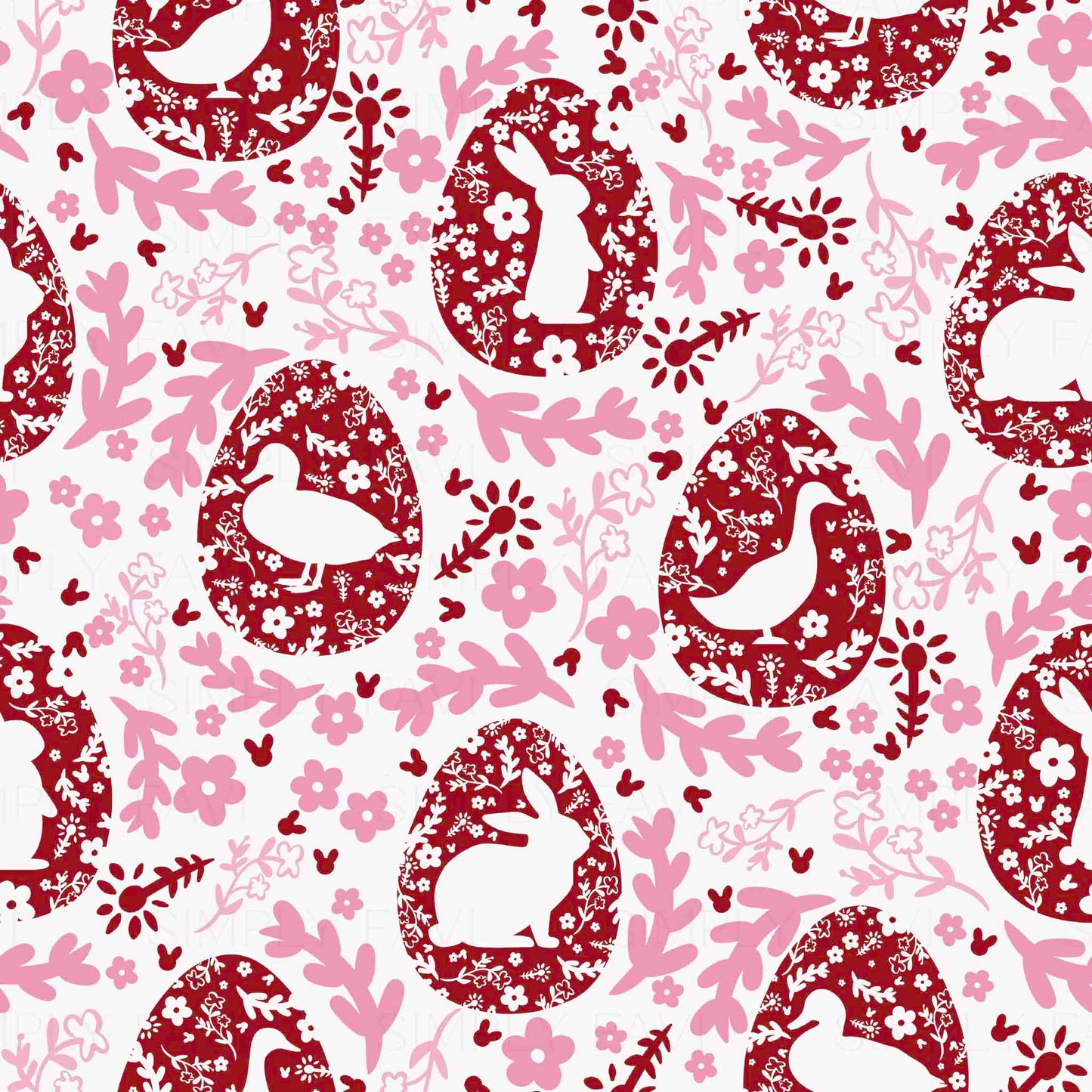 Floral Vintage Bunny