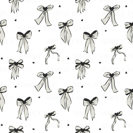 For the Love of Bows Black Set