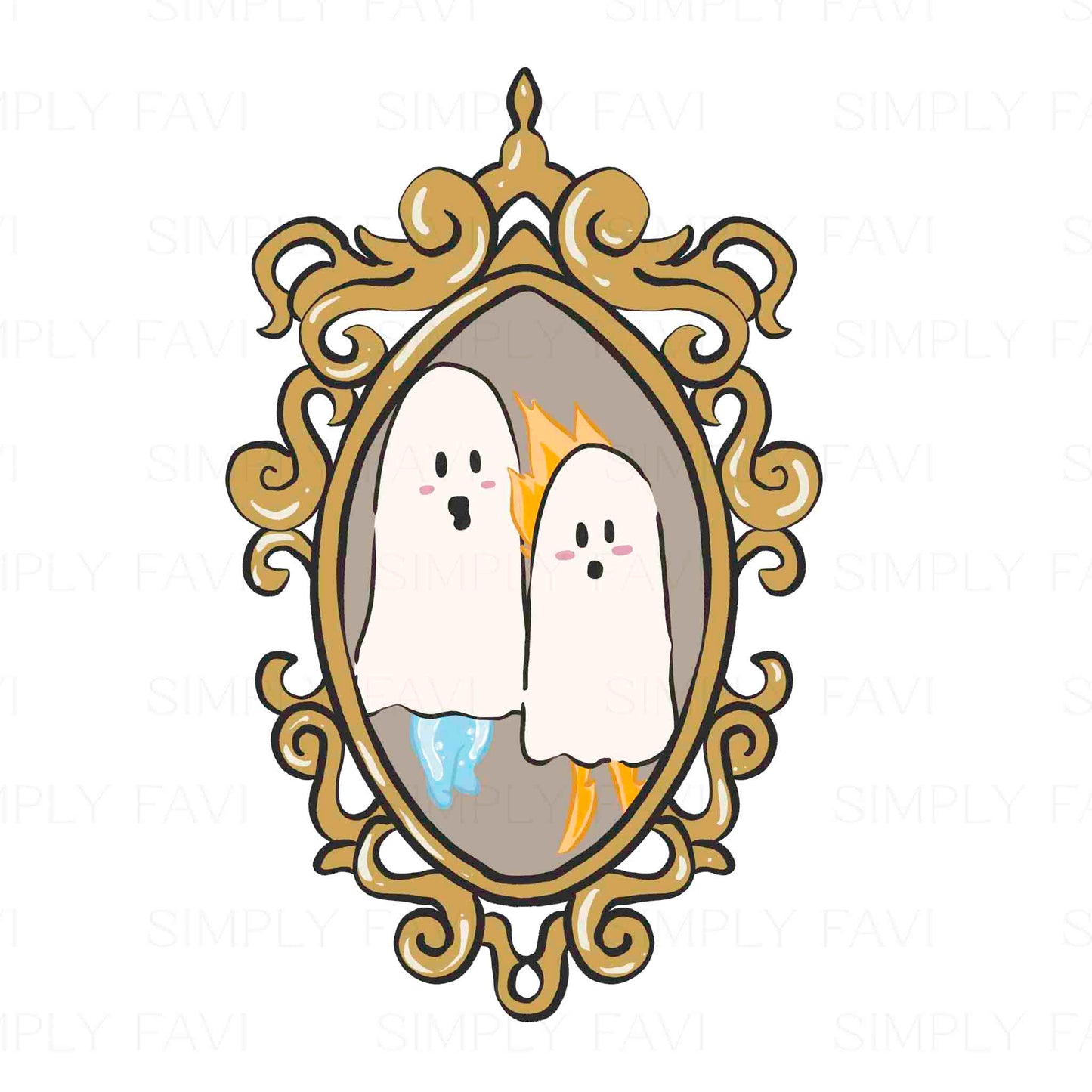 Ghostie Frames PNG Set