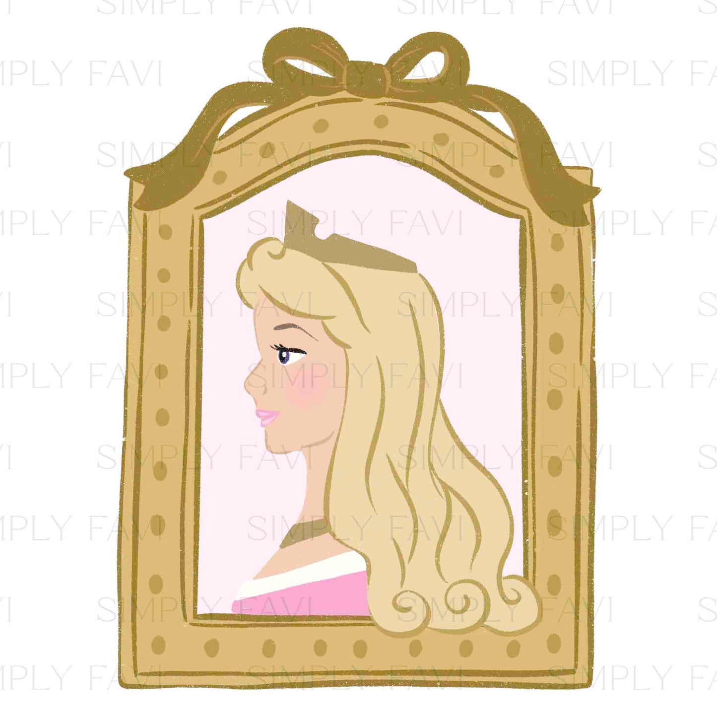 Princess Profile Frame Singles (set)