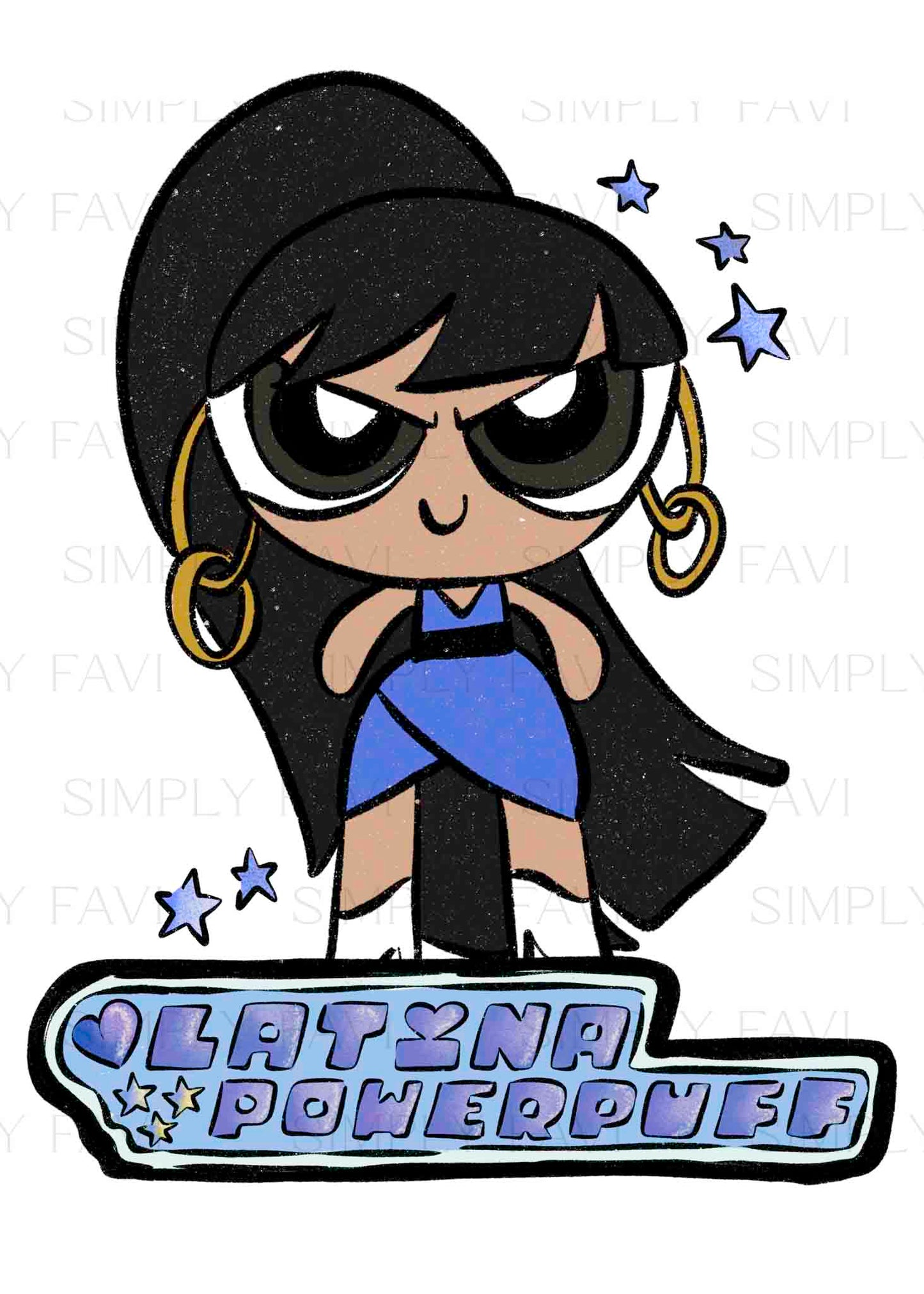 Latina Puff PNG