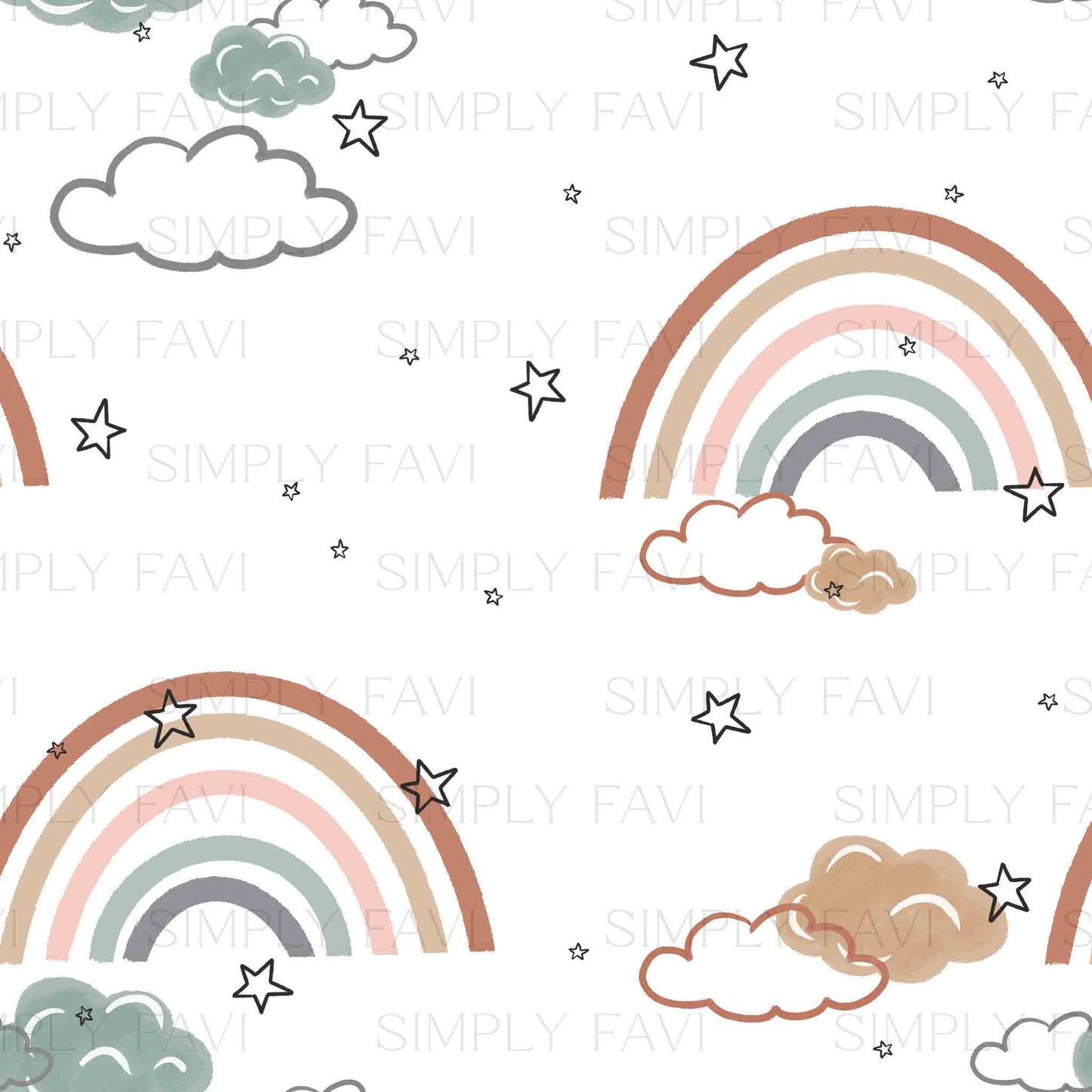 Mama's Rainbow Baby (set of 2)