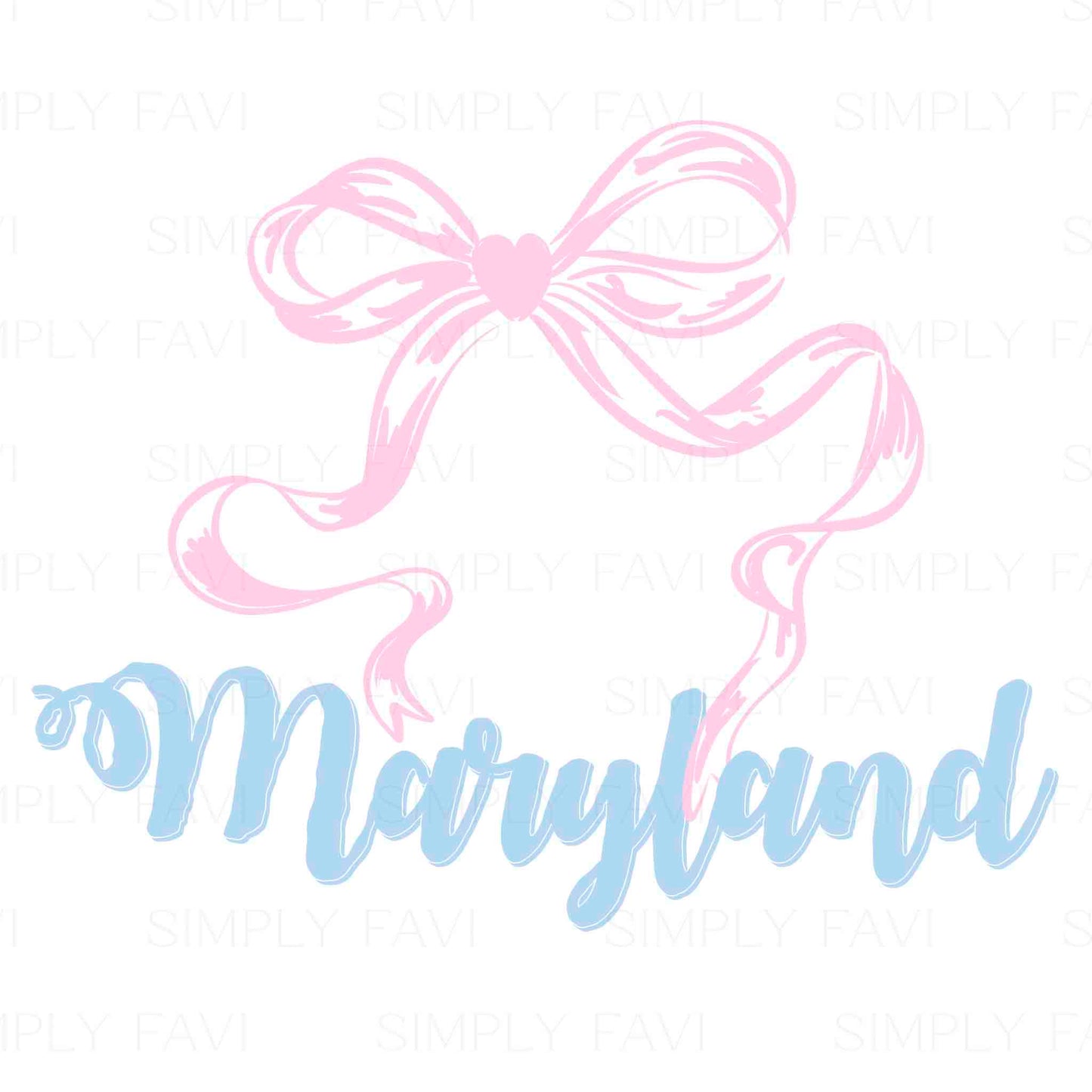 Pink Bow States (set of 50)