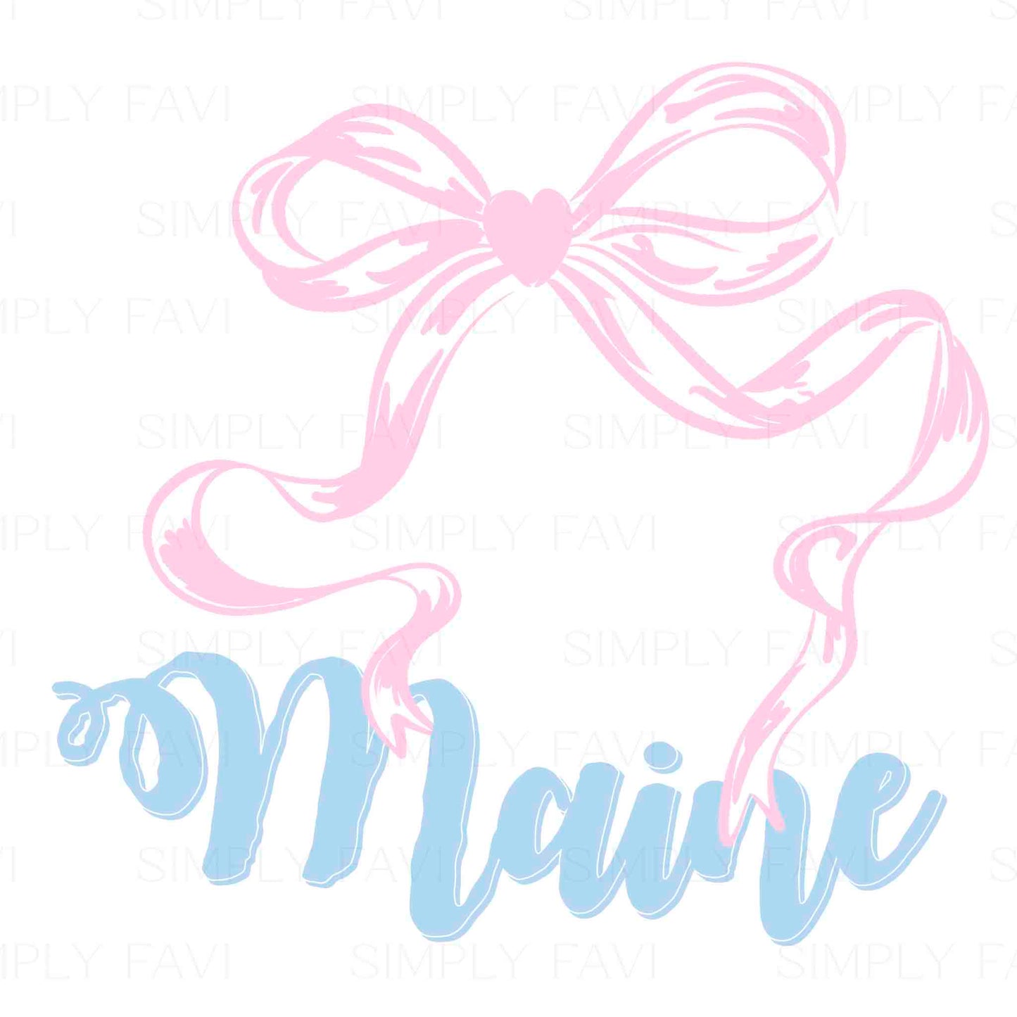 Pink Bow States (set of 50)