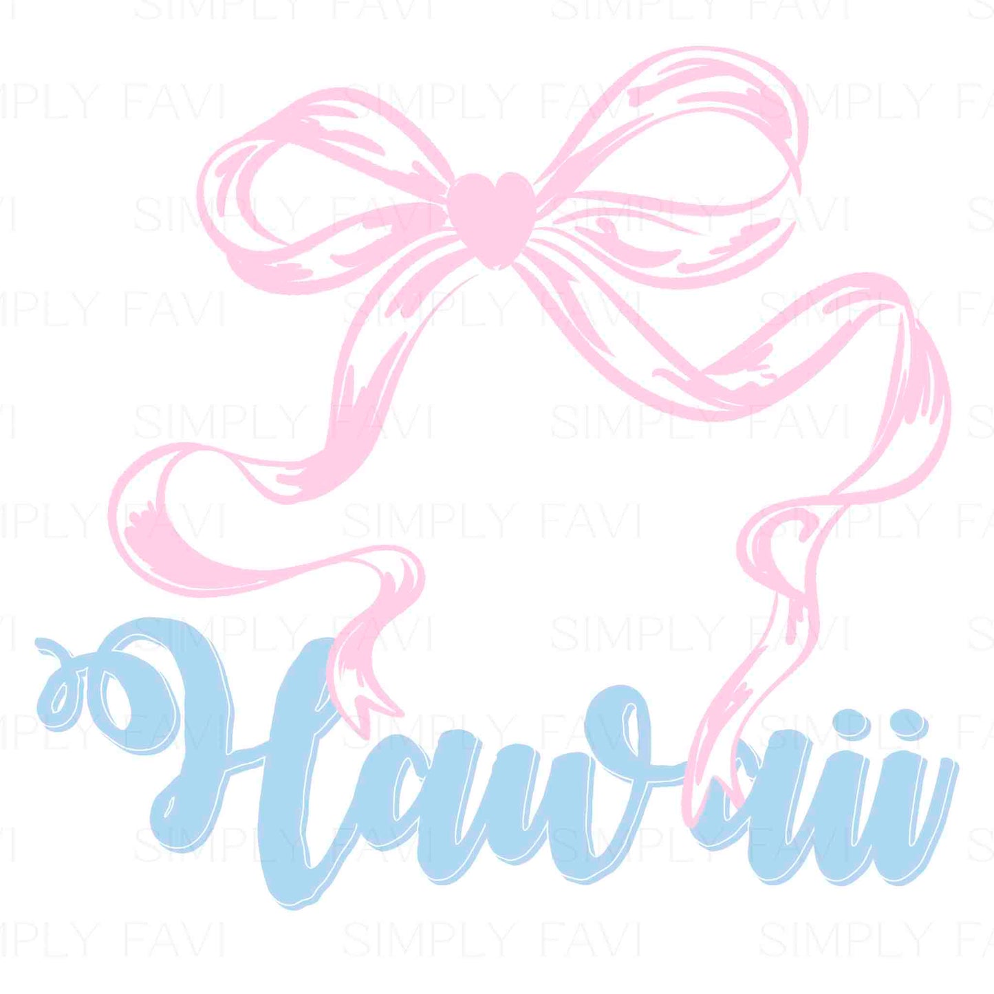 Pink Bow States (set of 50)