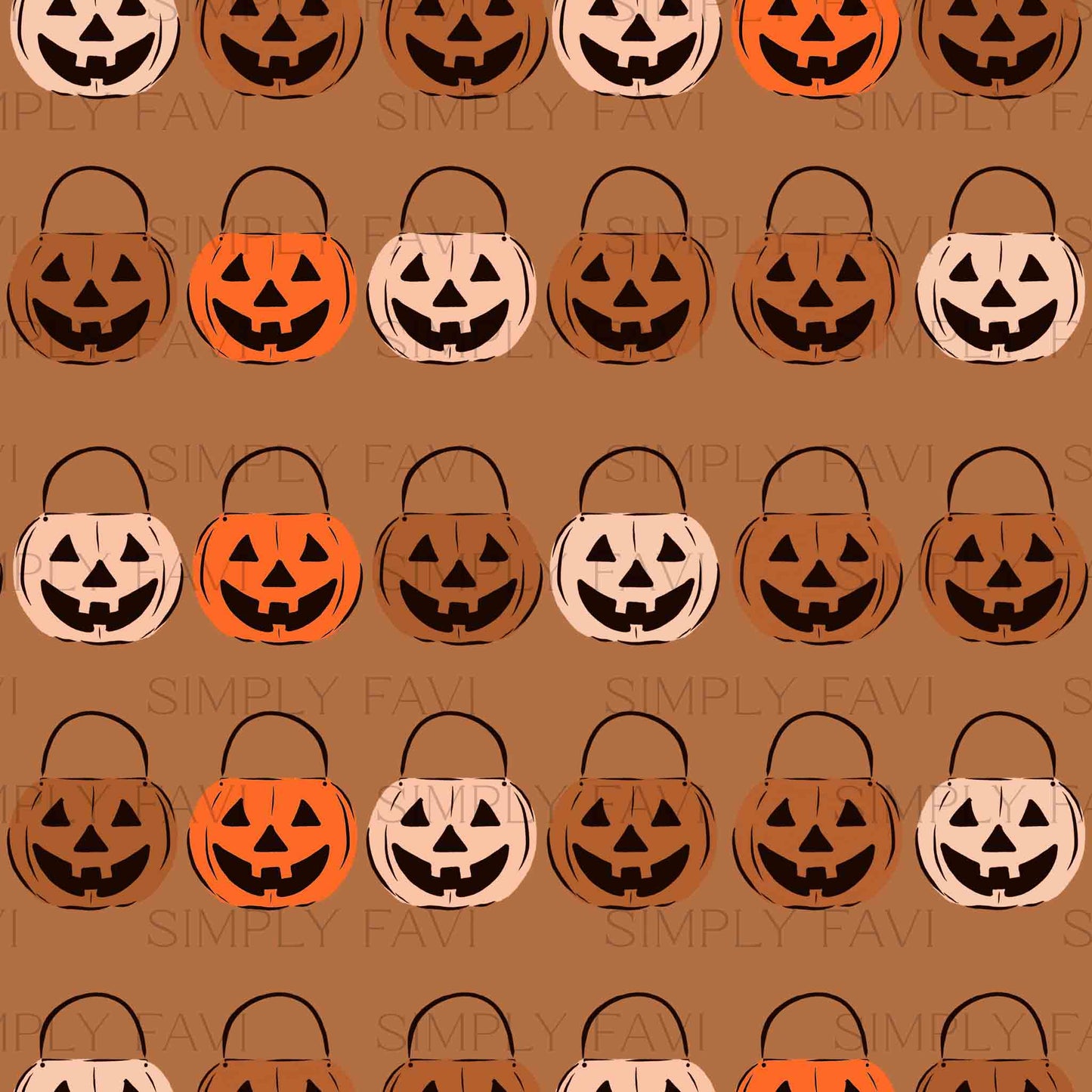 Pumpkin Buckets Orange