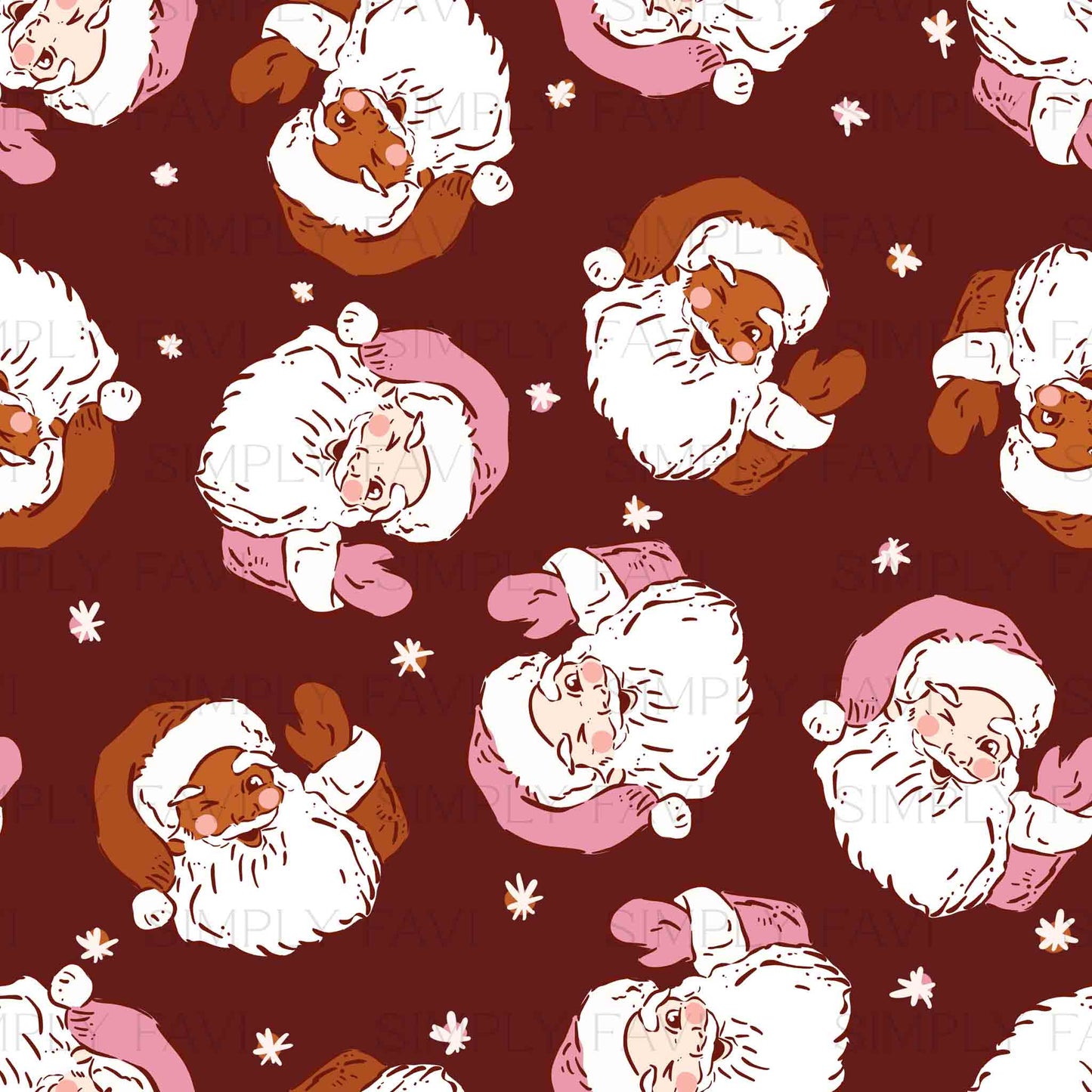 Santa Wink Muted