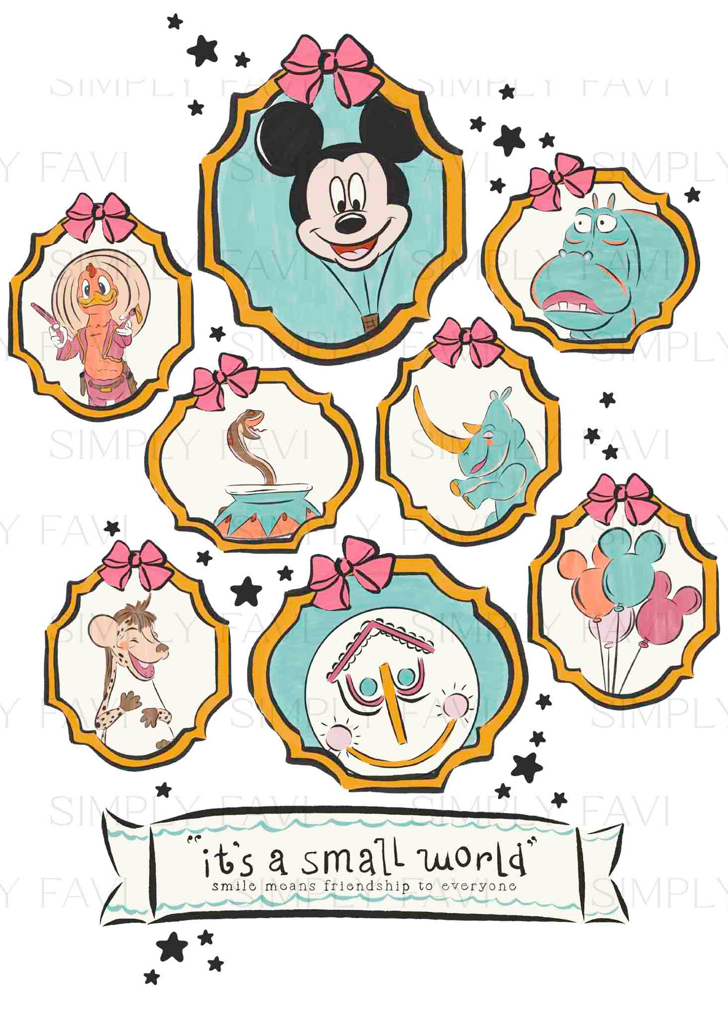 Magical Small World - Frames