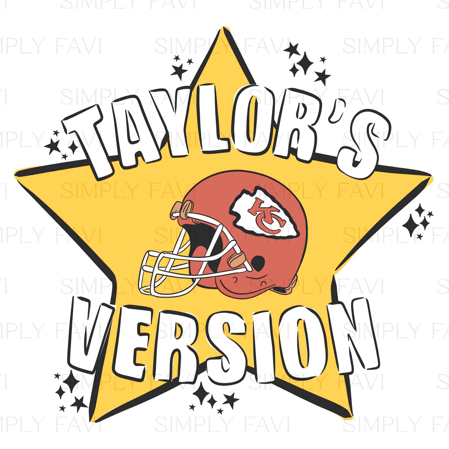 Taylor's Version Star PNG (set of 2)