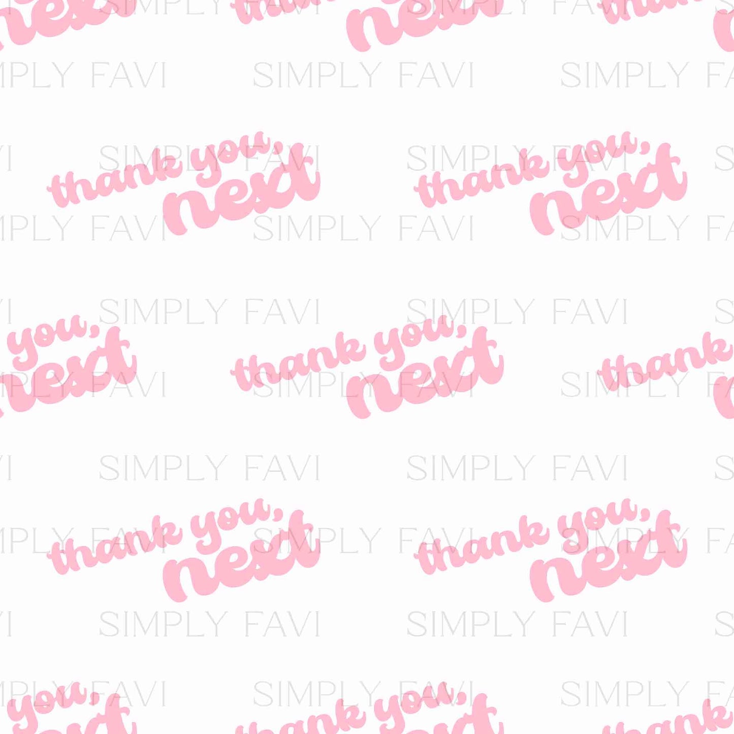 Thank you, Next (set of 5)