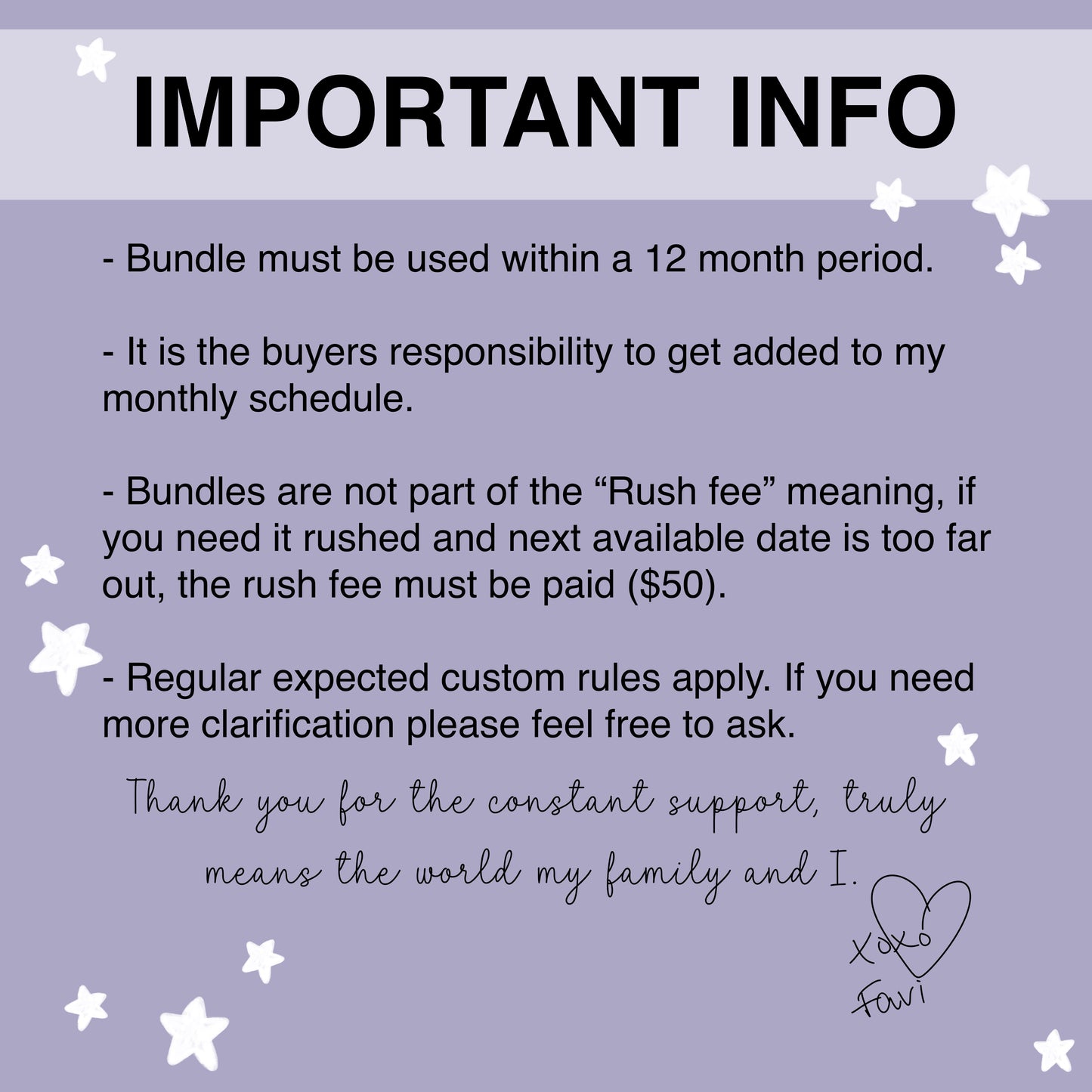 Custom Bundles (Limited Time)