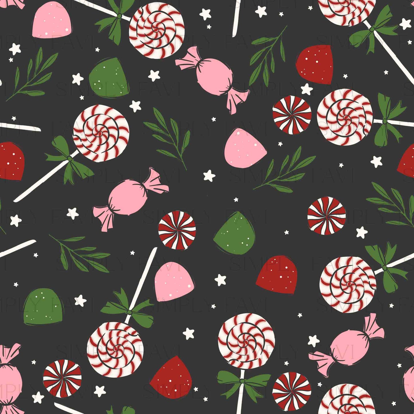 Christmas Candy | Pink Candy