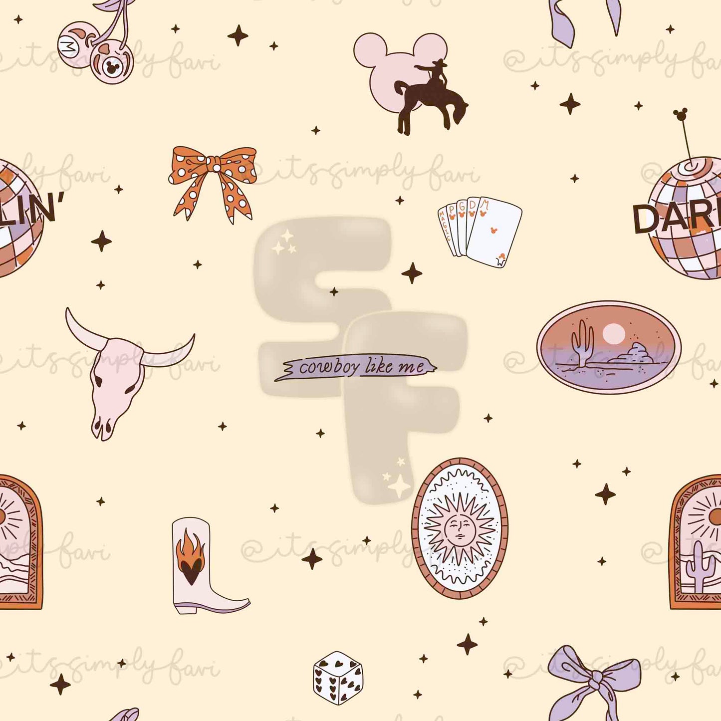 Western Cowgirl Magic (Sunset Colors)