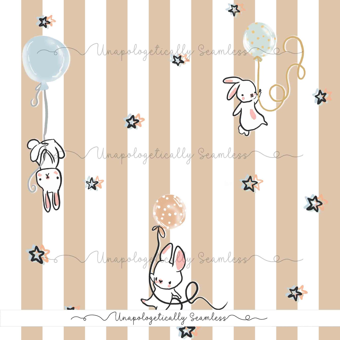 Easter Balloons Brown