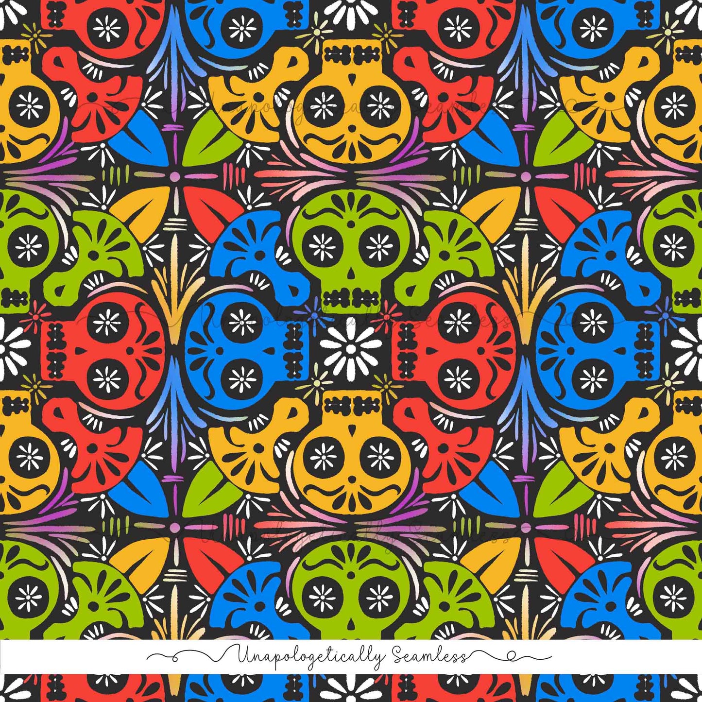 Mex Skull Rainbow