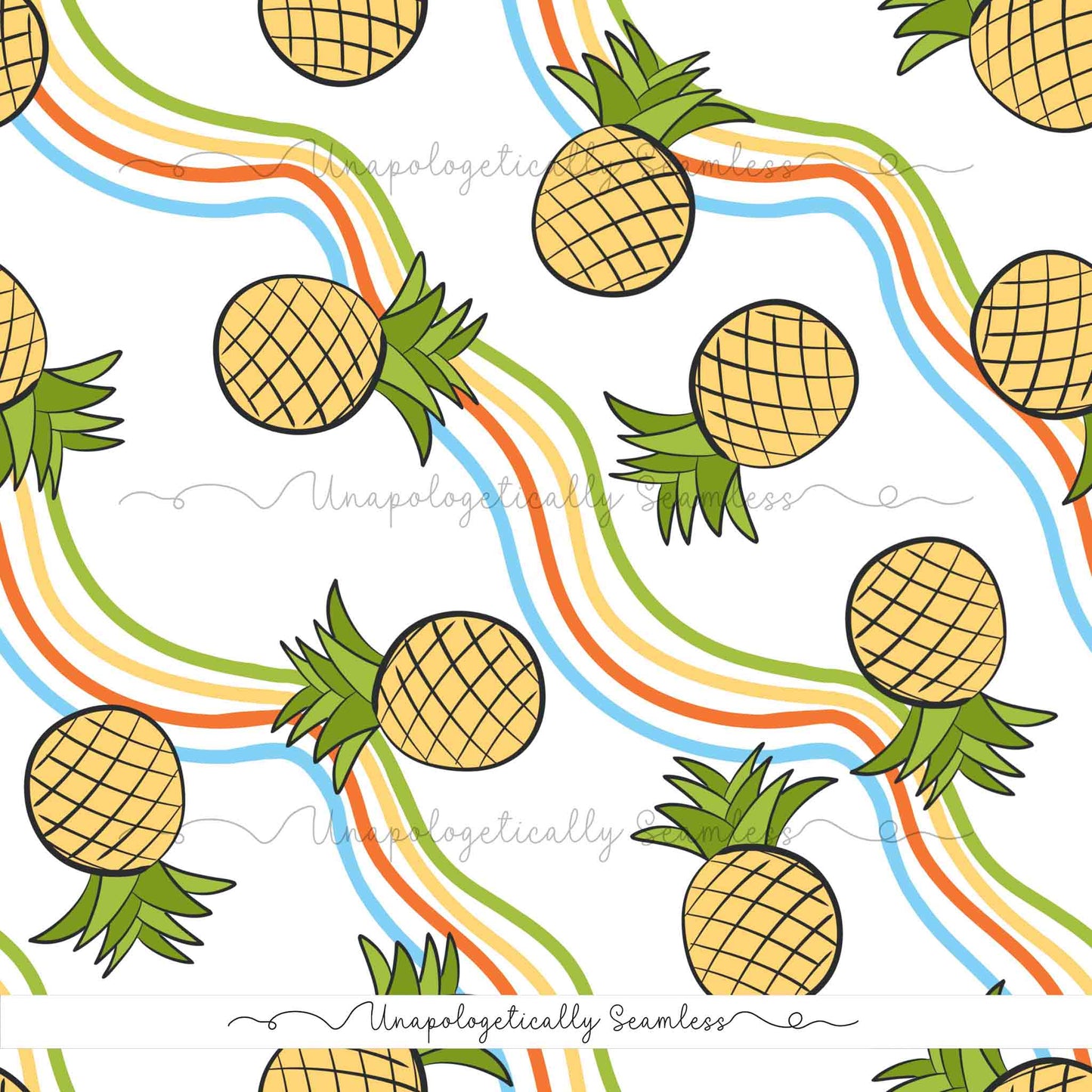 Rainbow Pineapple