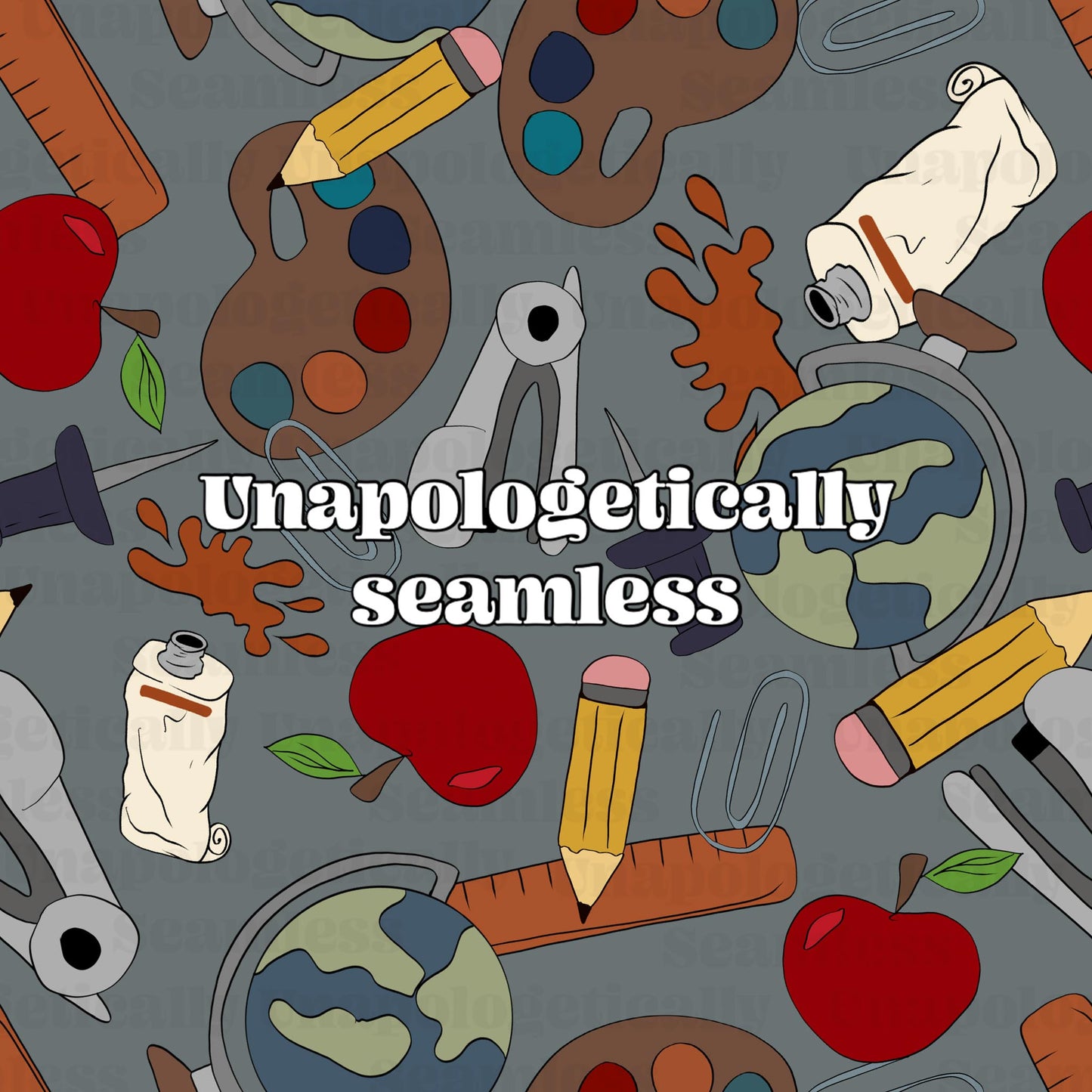 School Supplies Grey