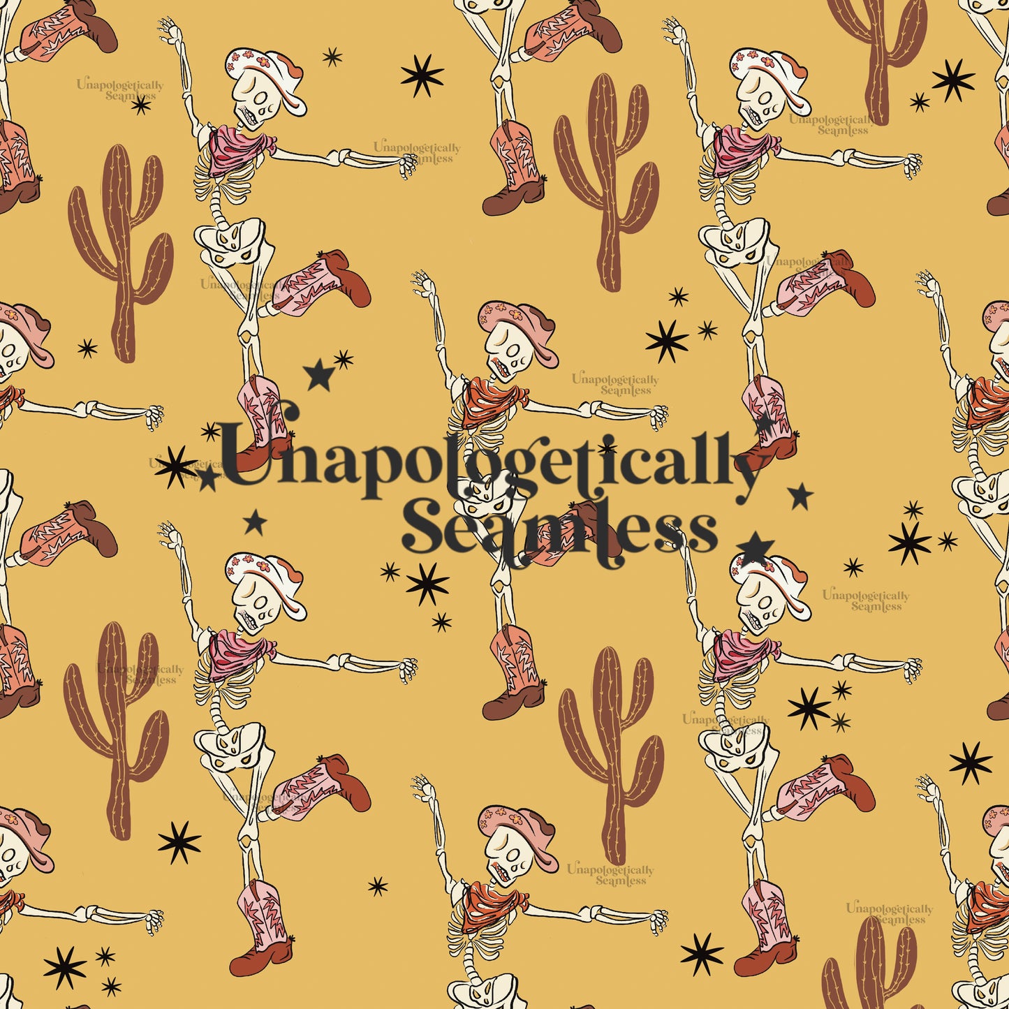 Muted Skelly Cowgirl