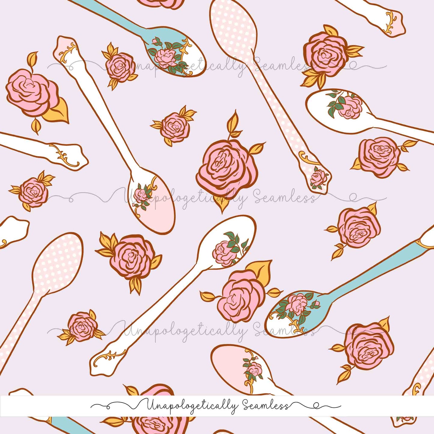 Vintage Spoones Purple