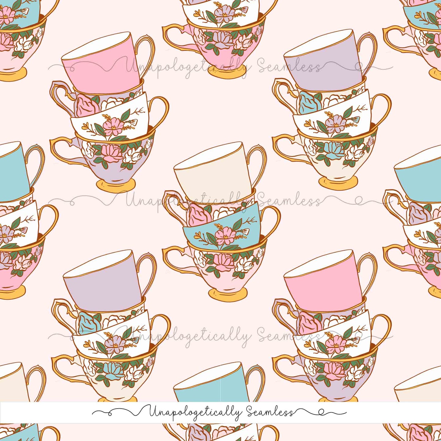 Vintage Cups Cream