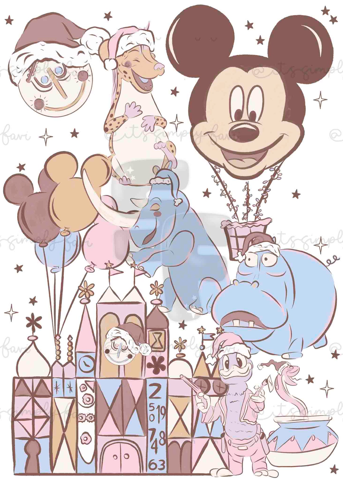 Small World Boho PNG Bundle