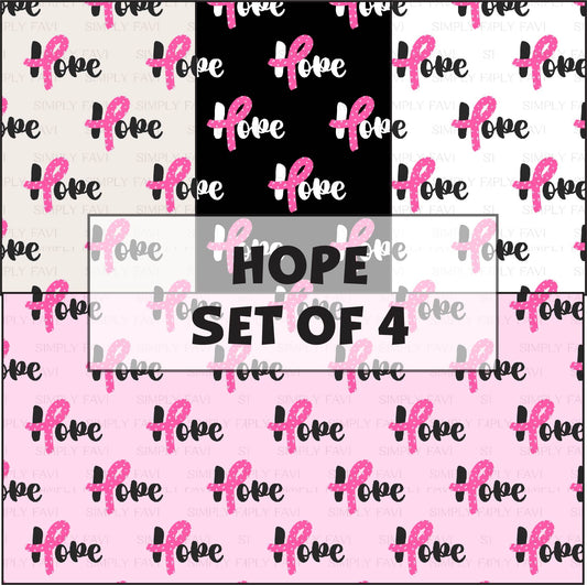 Hope (set of 4)