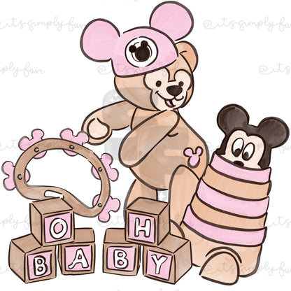 Baby Tokyo Bear - Pink Bundle