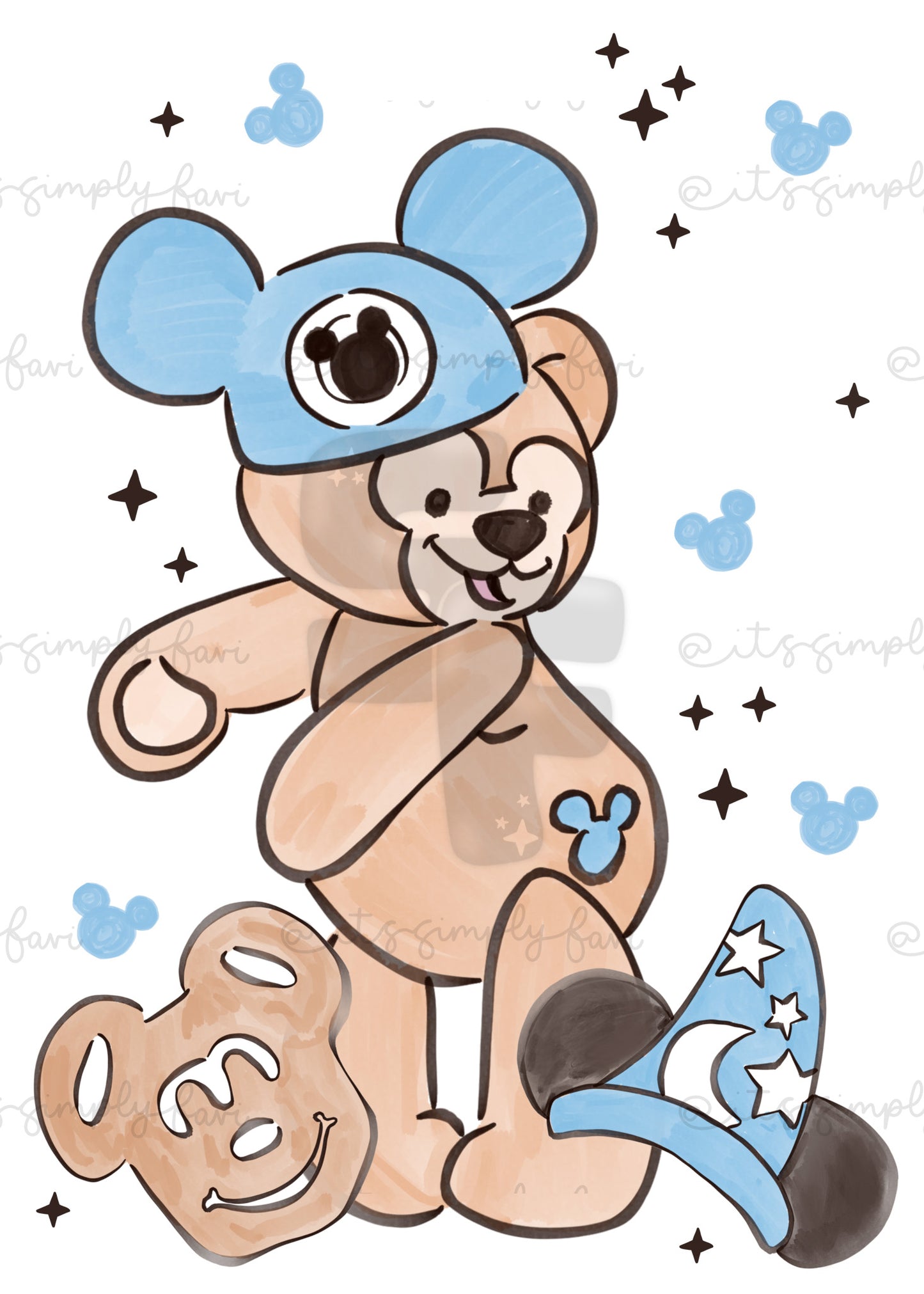 Baby Tokyo Bear - Blue Bundle
