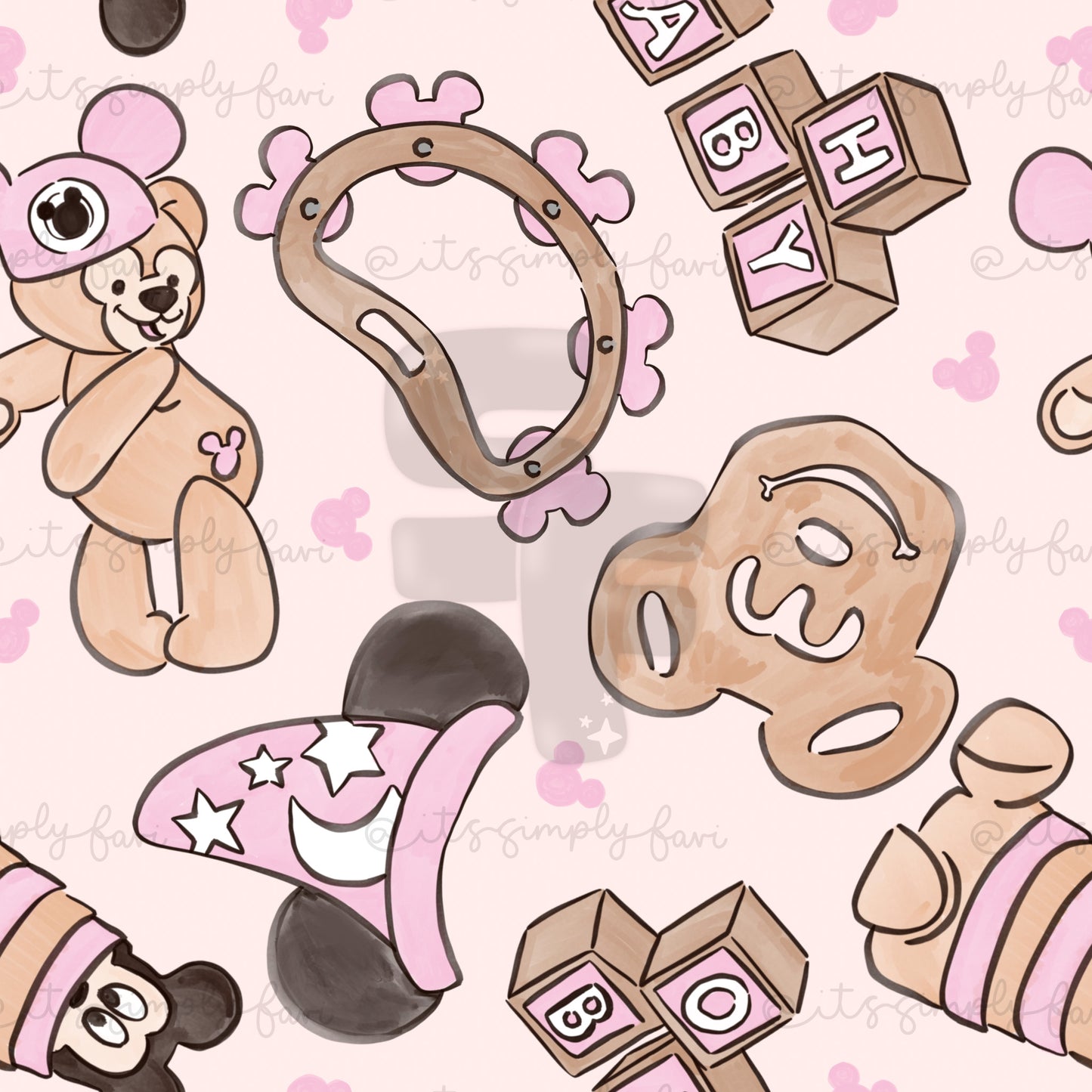 Baby Tokyo Bear - Pink Bundle