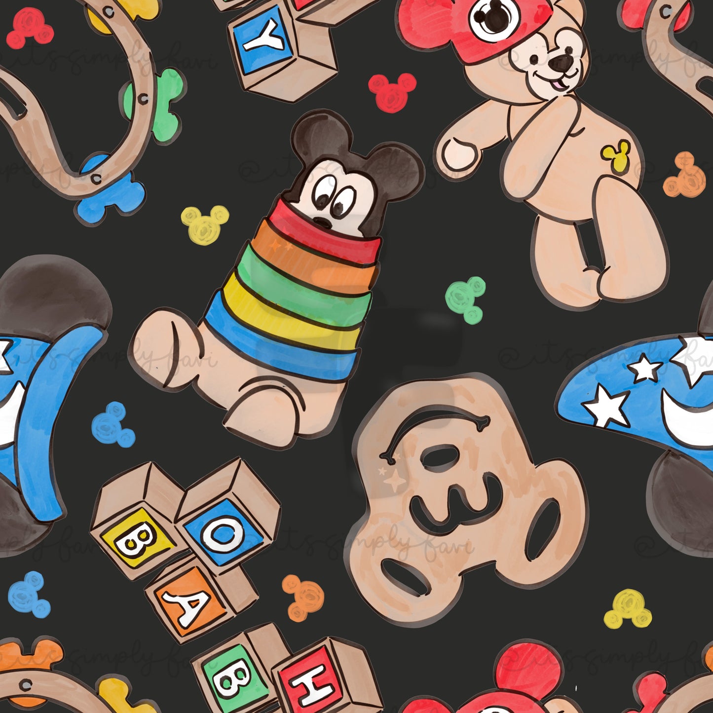 Baby Tokyo Bear - Rainbow Bundle