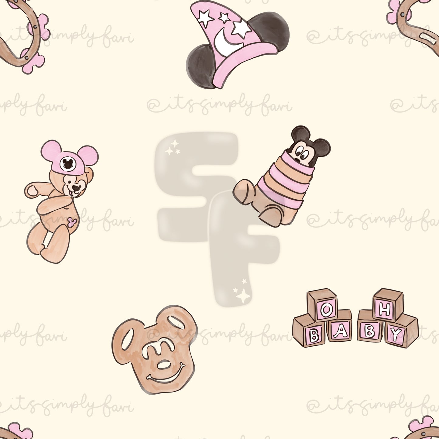 Baby Tokyo Bear - Pink Bundle