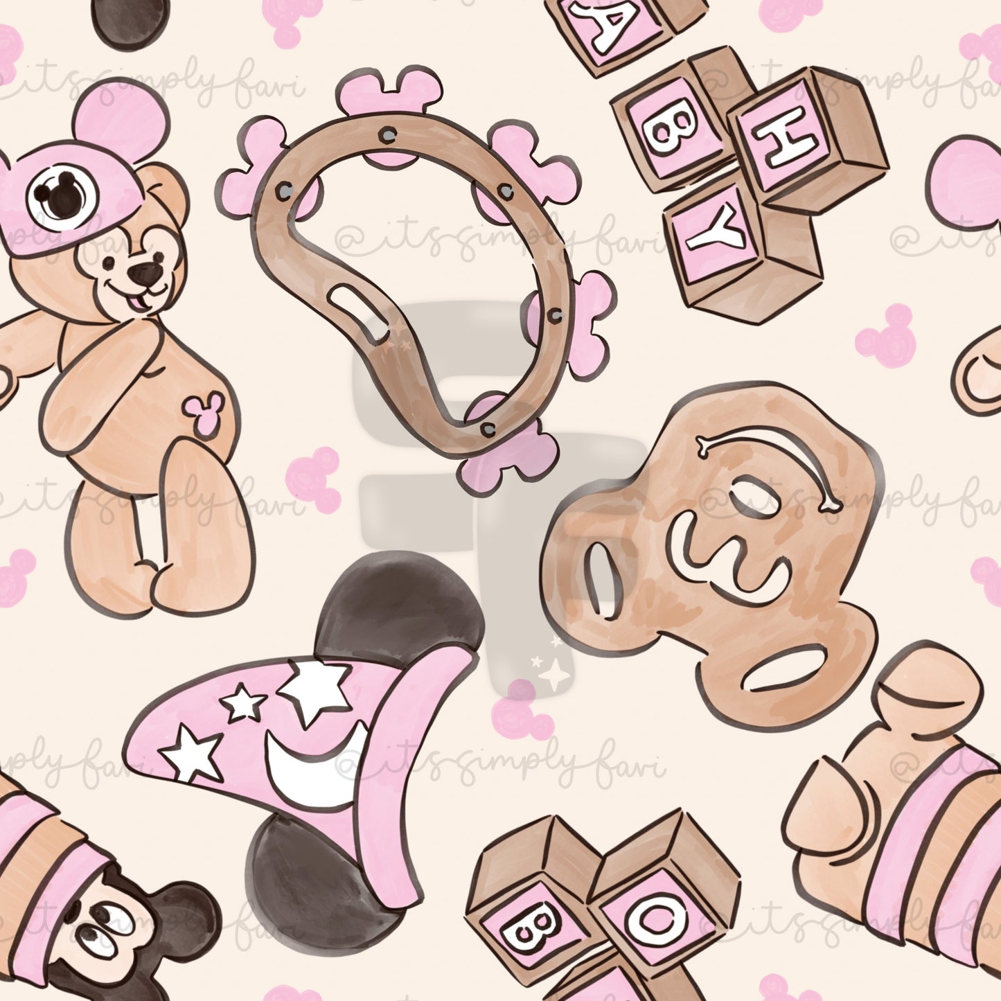 Baby Tokyo Bear - Pink Bundle