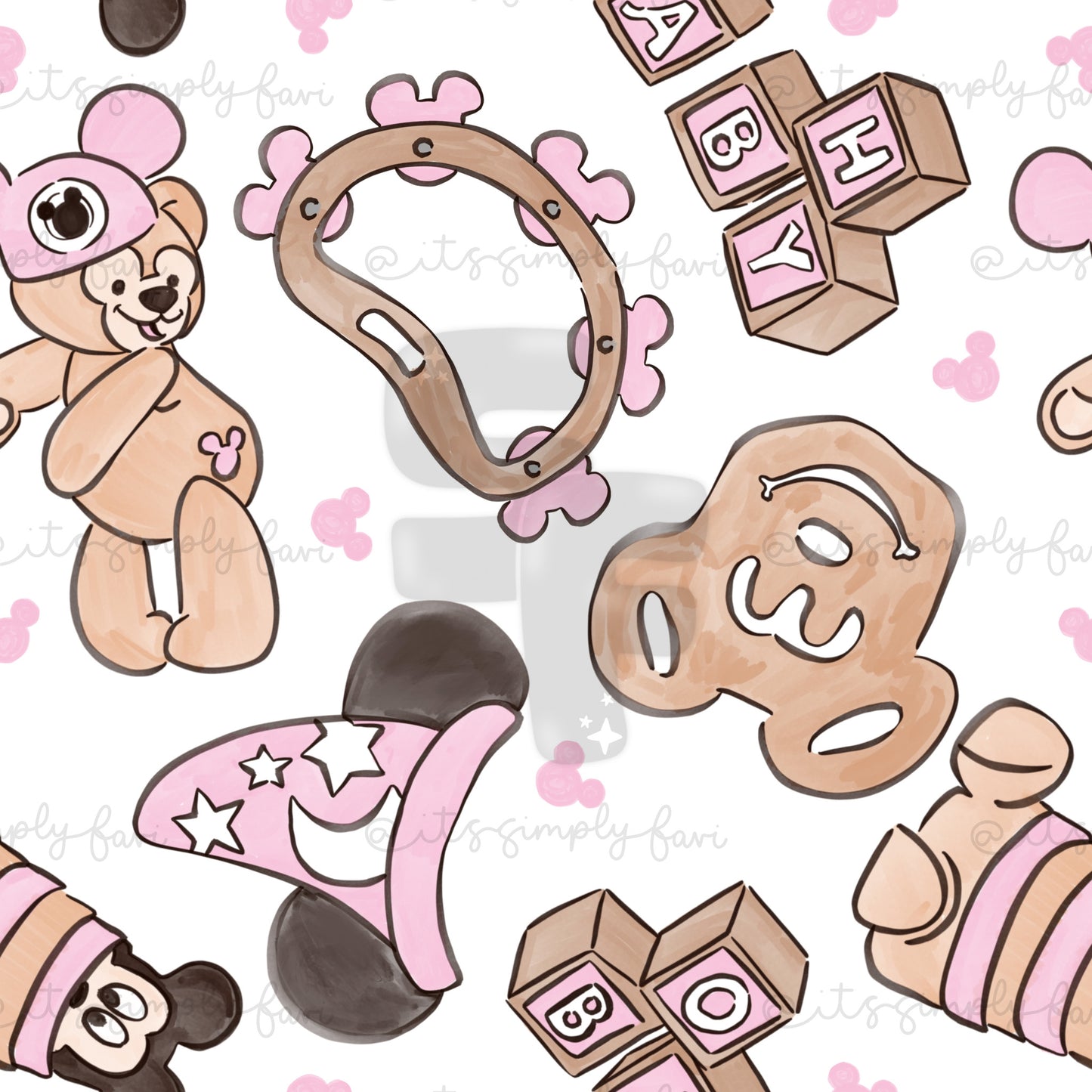 Baby Tokyo Bear - Pink Bundle