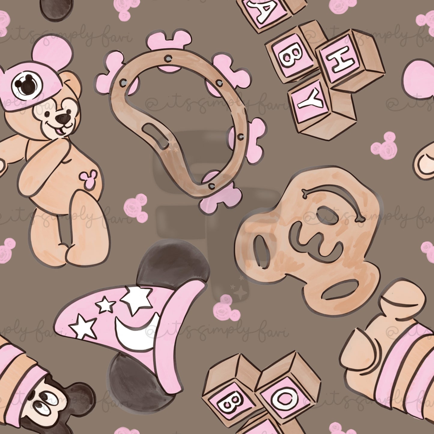 Baby Tokyo Bear - Pink Bundle