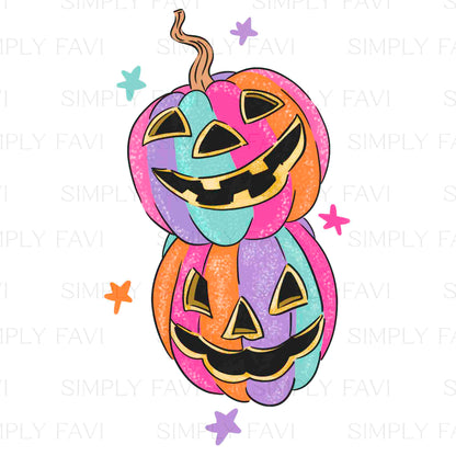 Semi Exclusive | Bright Girly Pumpkin Set (3 ea.)