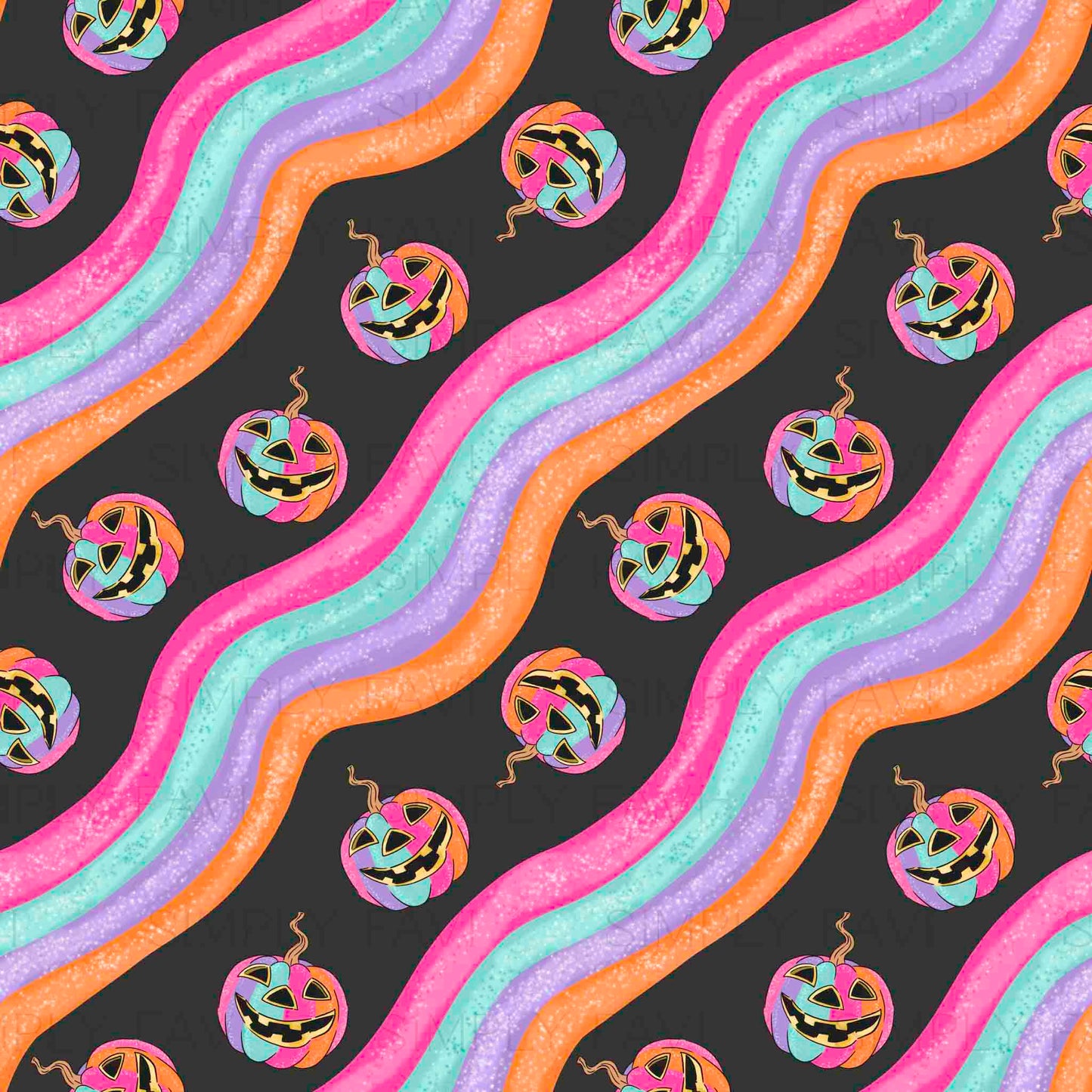 Semi Exclusive | Bright Girly Pumpkin Set (3 ea.)