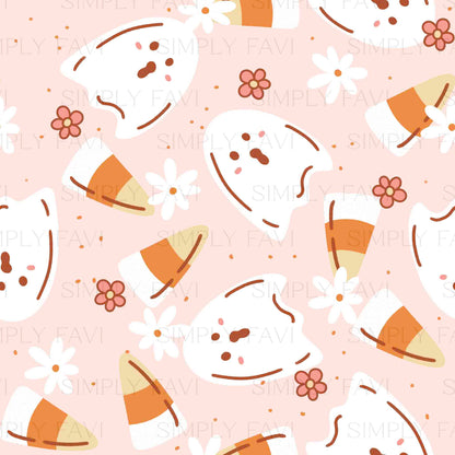 Candy Ghosts Floral (set)