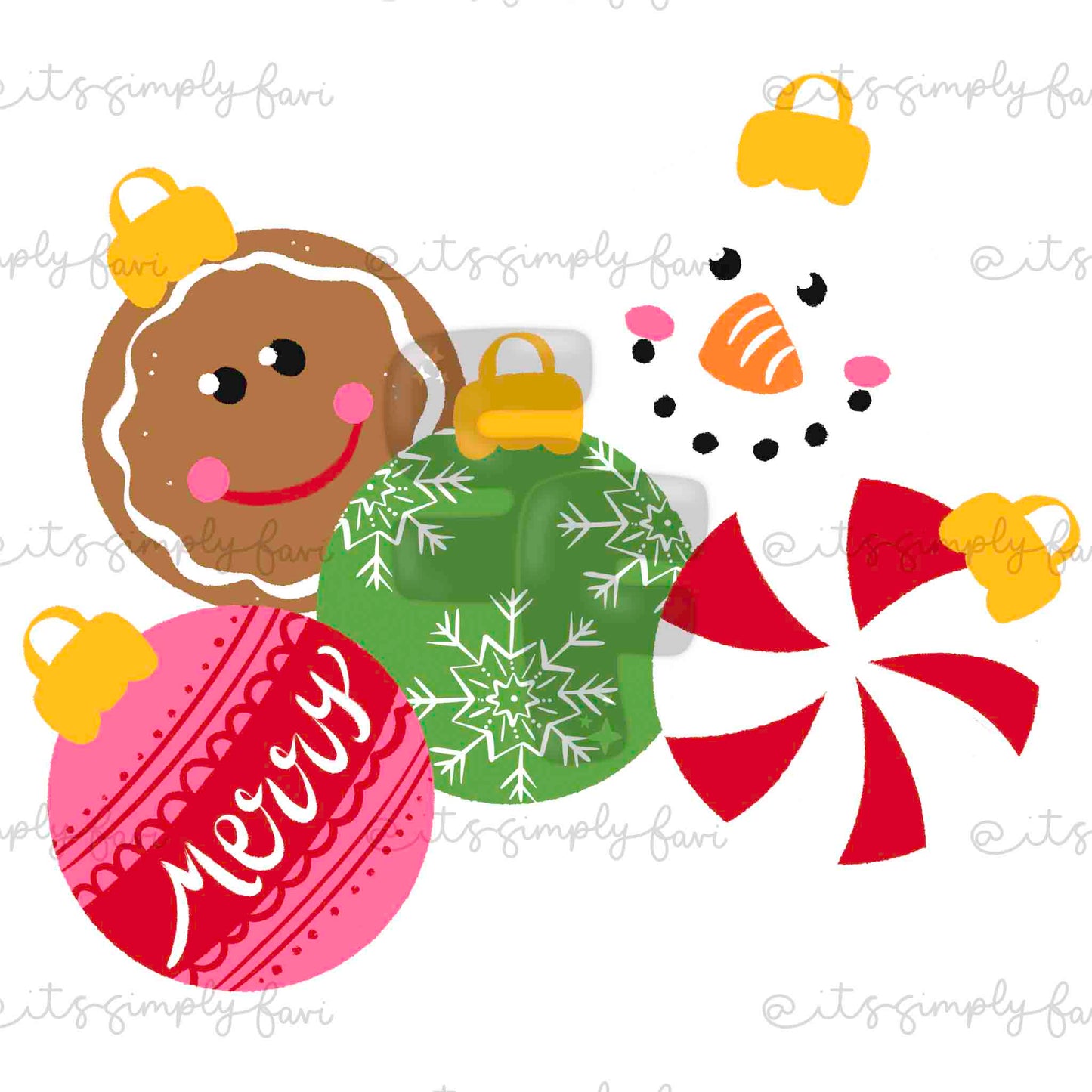 Christmas Ornaments (bundle)