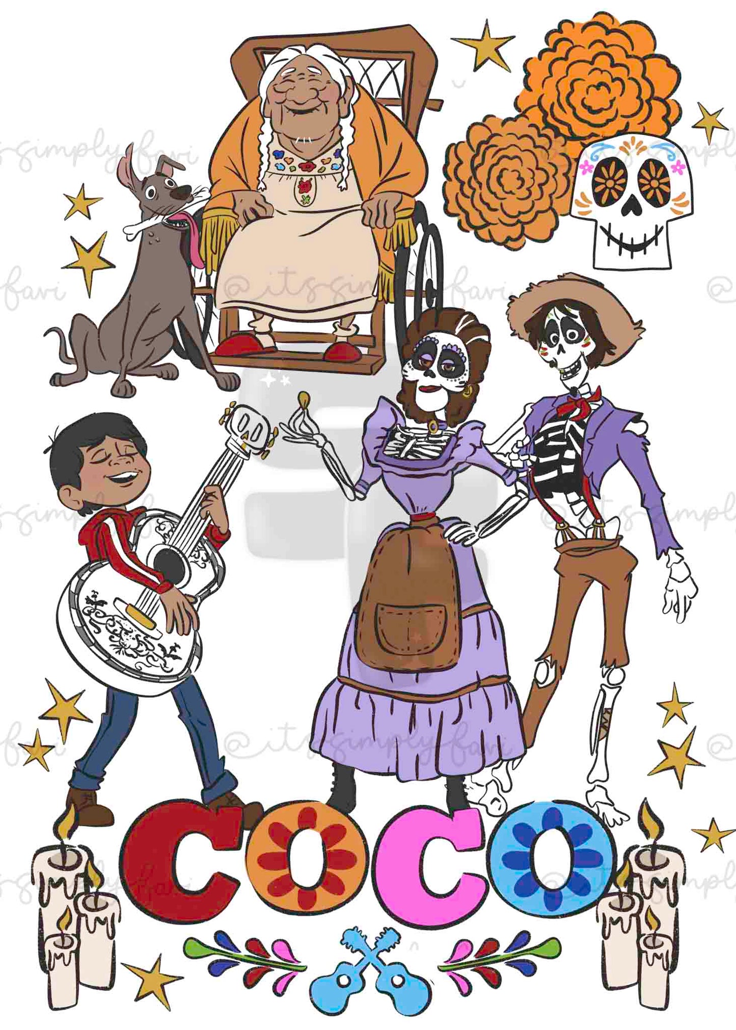 3 Month Patreon Tier Bundle - Coco Family