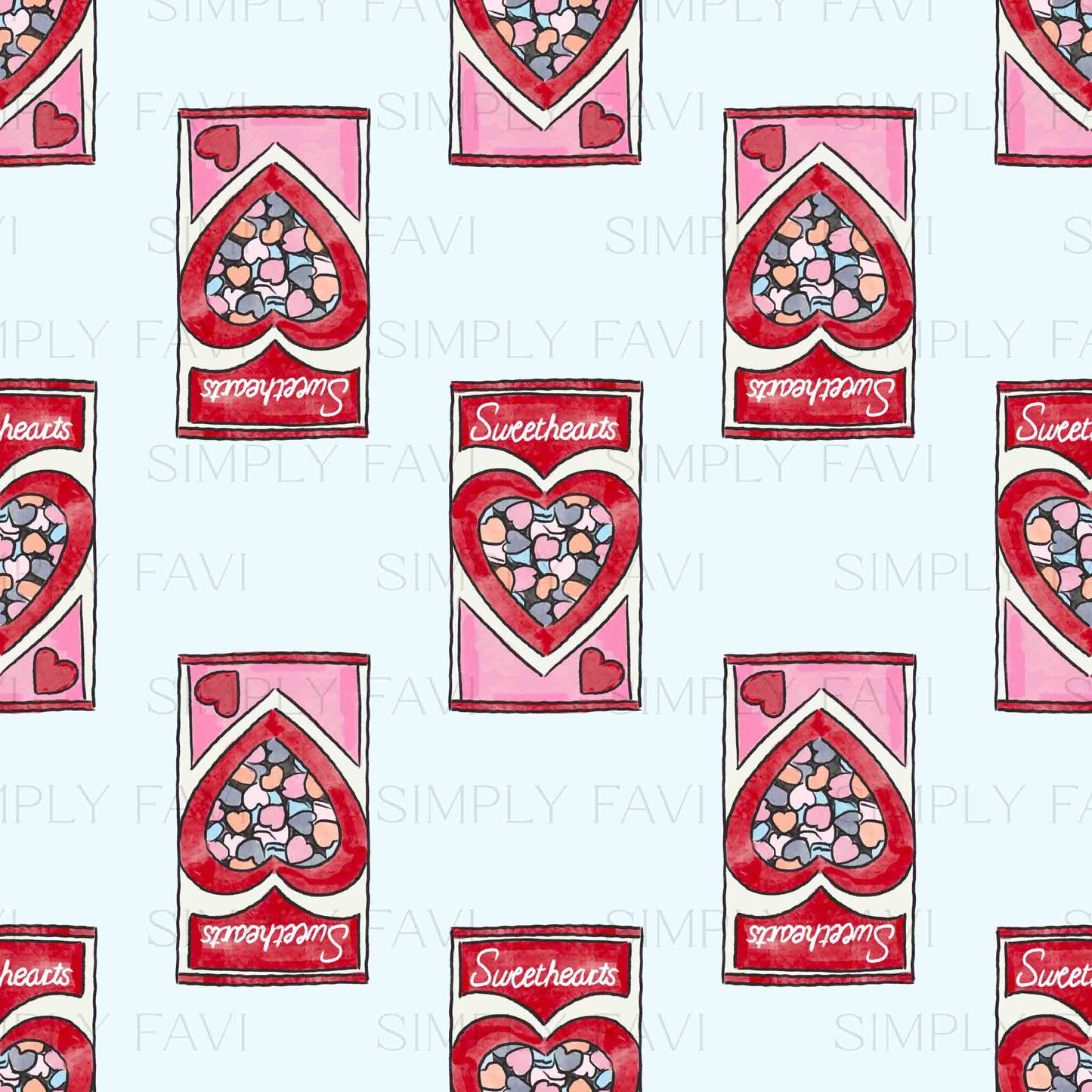 Conversation Heart Boxes