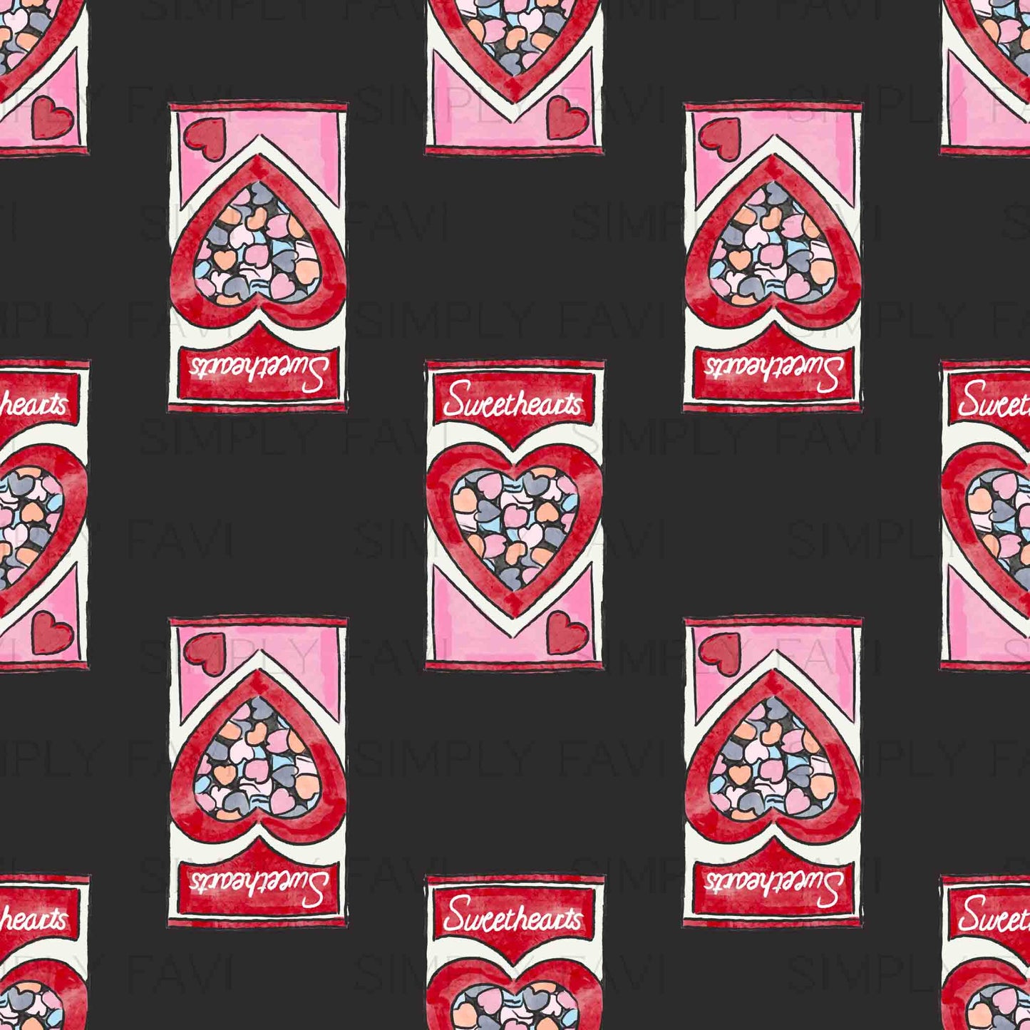 Conversation Heart Boxes