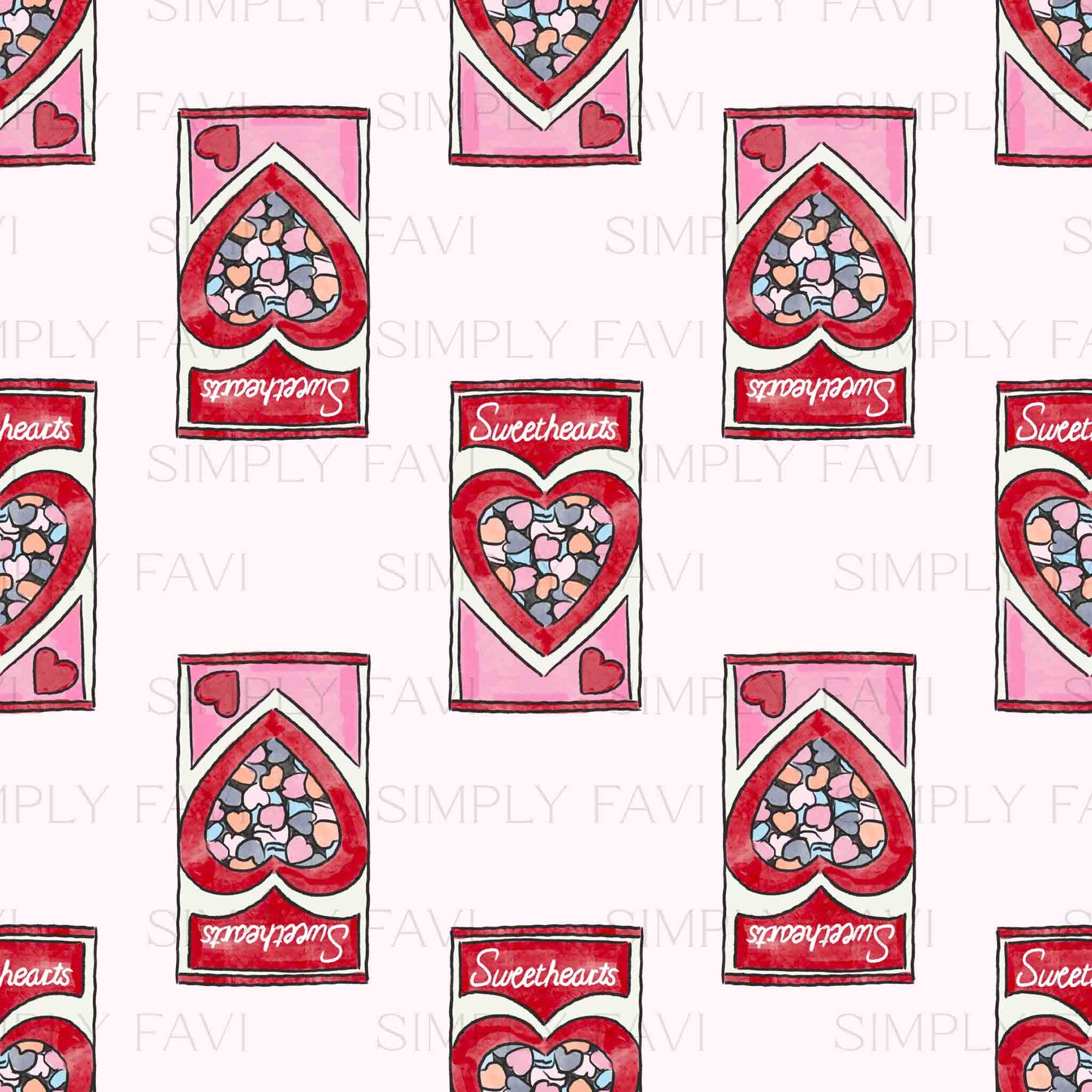 Conversation Heart Boxes